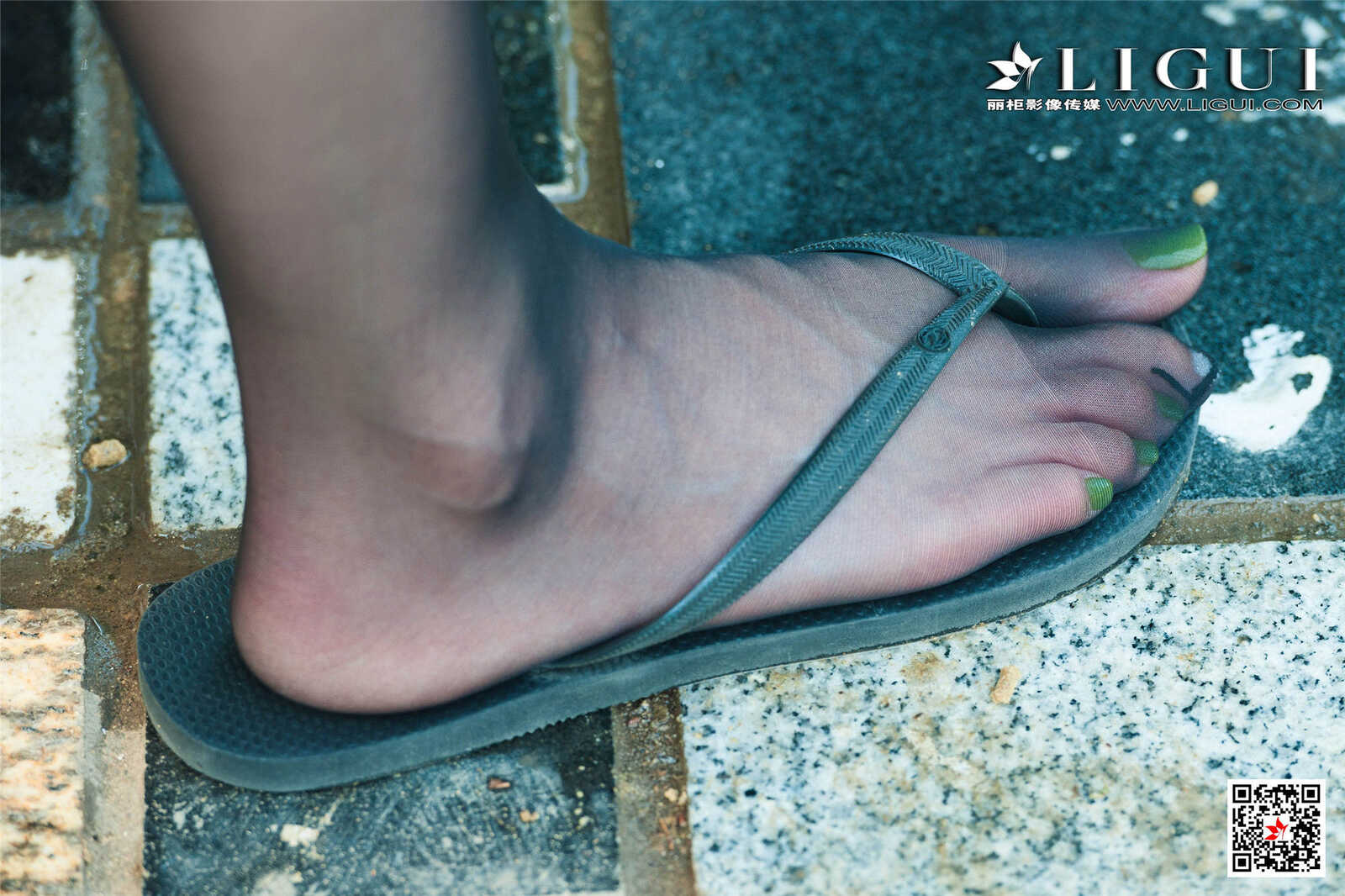 文静&amp;amp;然然《垂钓园丝足》 [丽柜LIGUI] 网络丽人第1张