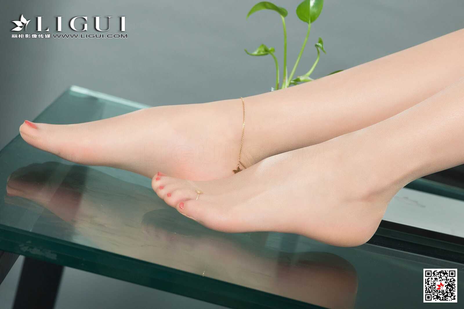 腿模玲玲《肉丝美腿OL》 [丽柜LIGUI] 网络丽人 写第4张