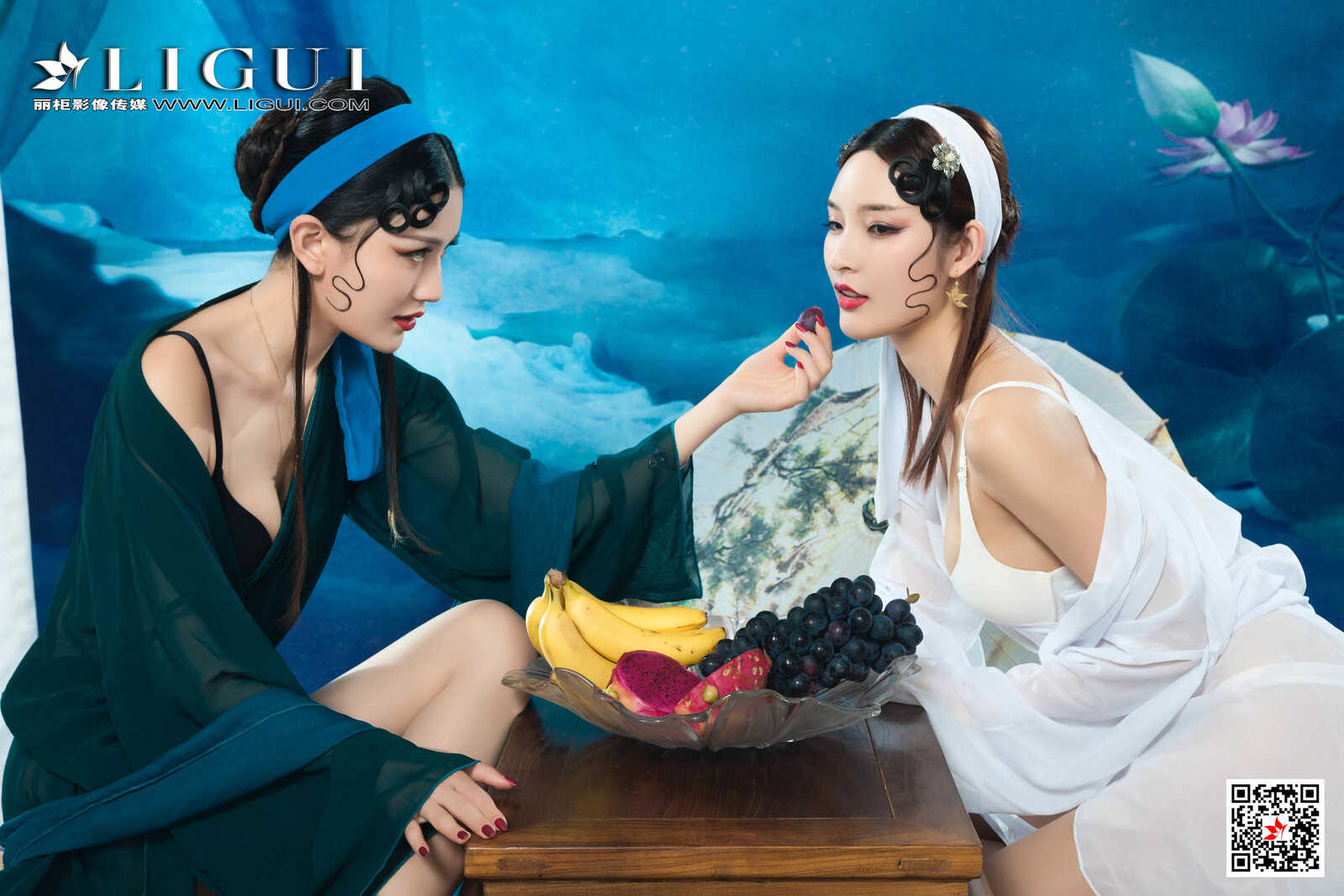 甜甜&amp;amp;雪糕《京剧丝袜姐妹花》 [丽柜Ligui] 写真第13张