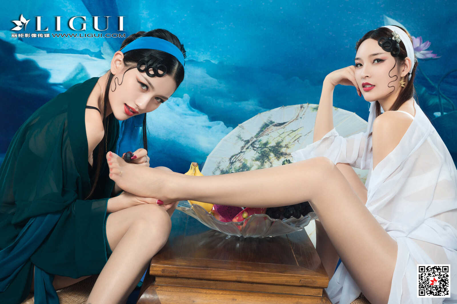 甜甜&amp;amp;雪糕《京剧丝袜姐妹花》 [丽柜Ligui] 写真第10张