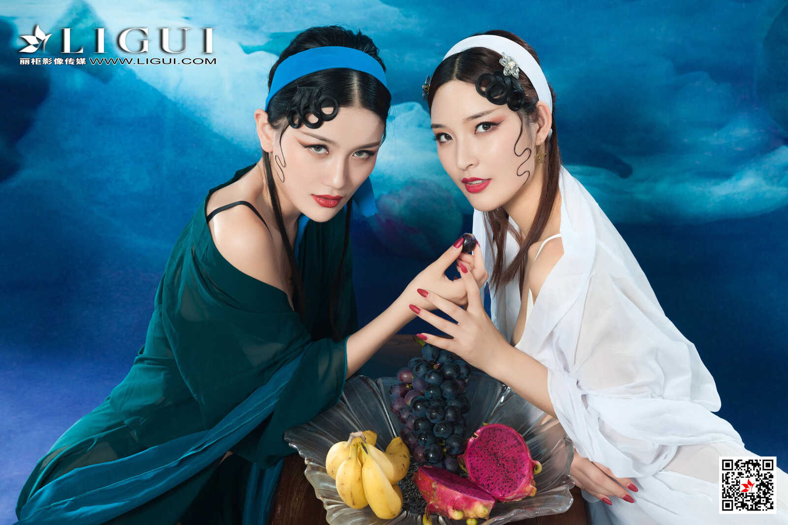 甜甜&amp;amp;雪糕《京剧丝袜姐妹花》 [丽柜Ligui] 写真第5张