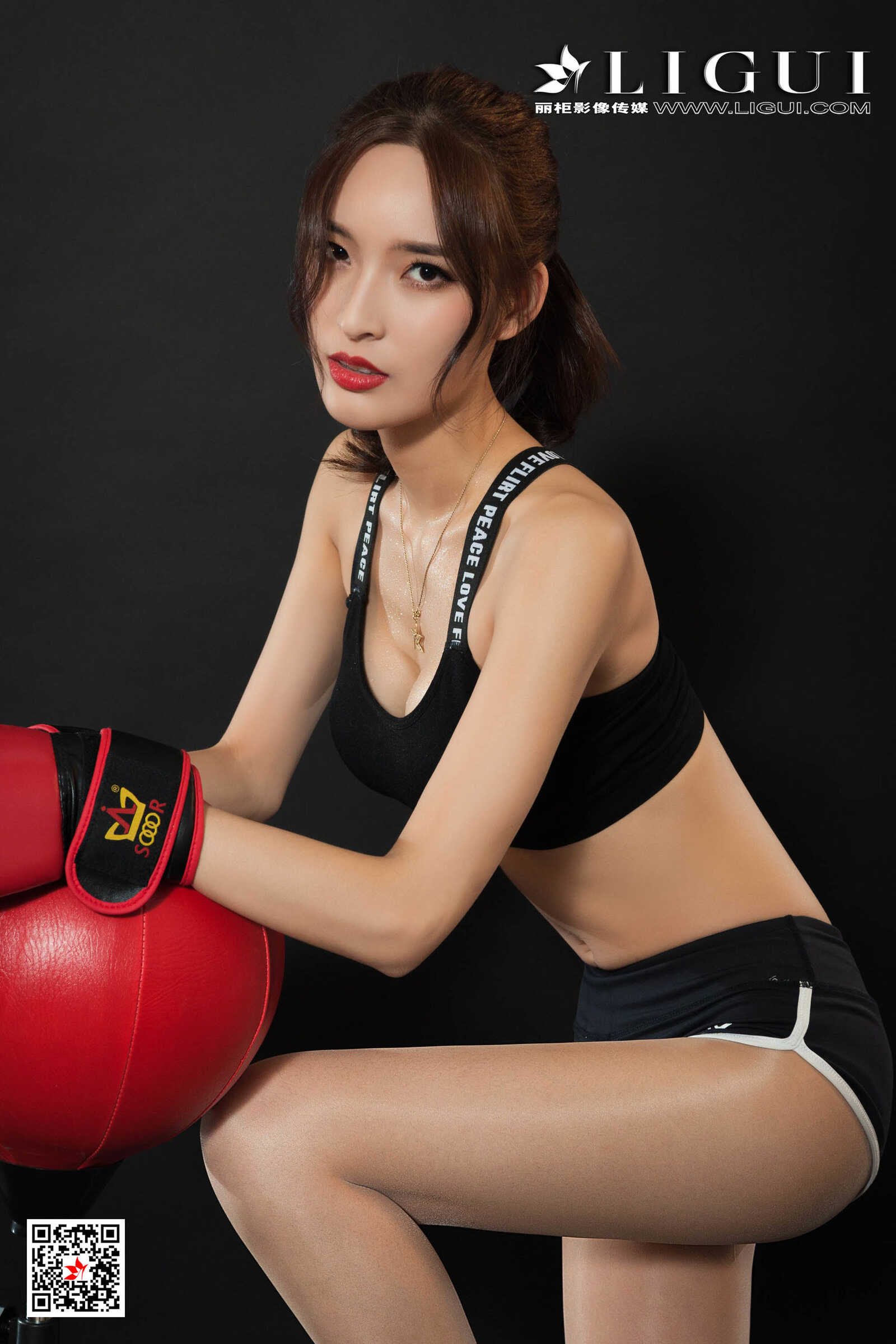 腿模雪糕《拳击丝足少女》 [丽柜Ligui] 网络丽人第9张