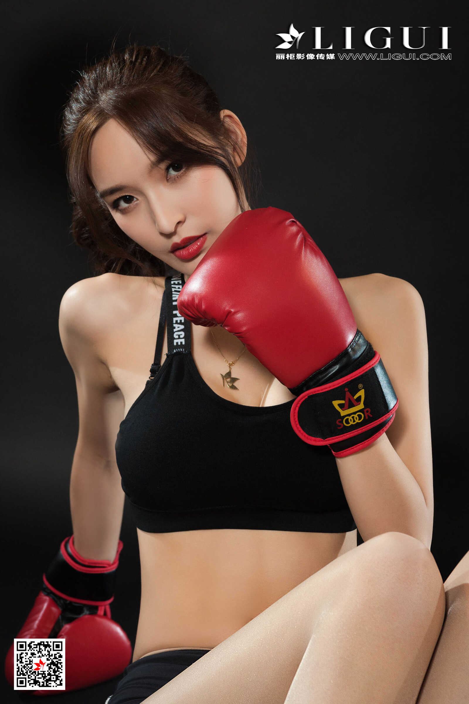 腿模雪糕《拳击丝足少女》 [丽柜Ligui] 网络丽人第5张