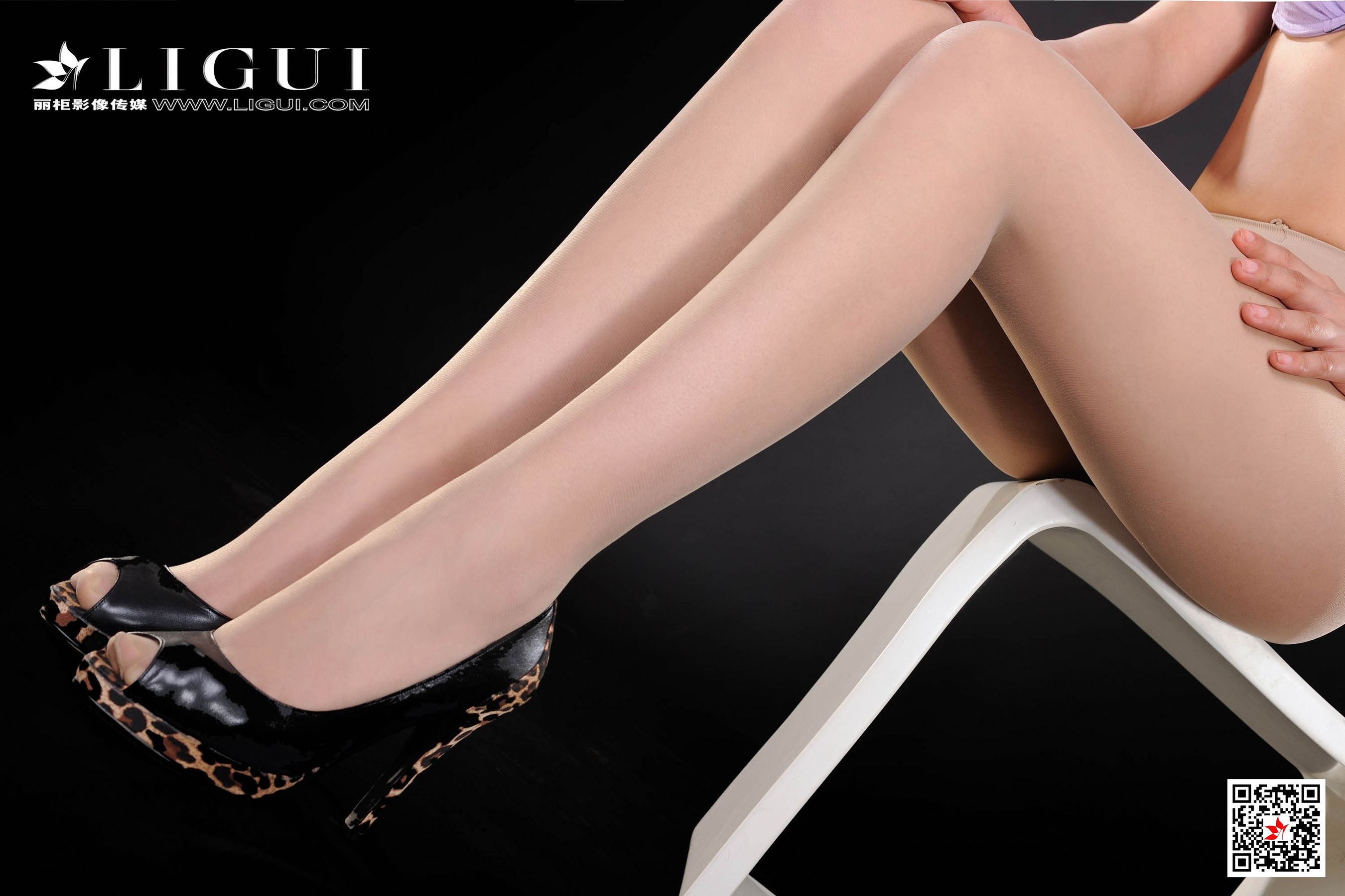 刘聃《性感肉丝袜》 [丽柜Ligui] 网络丽人 写真集第9张