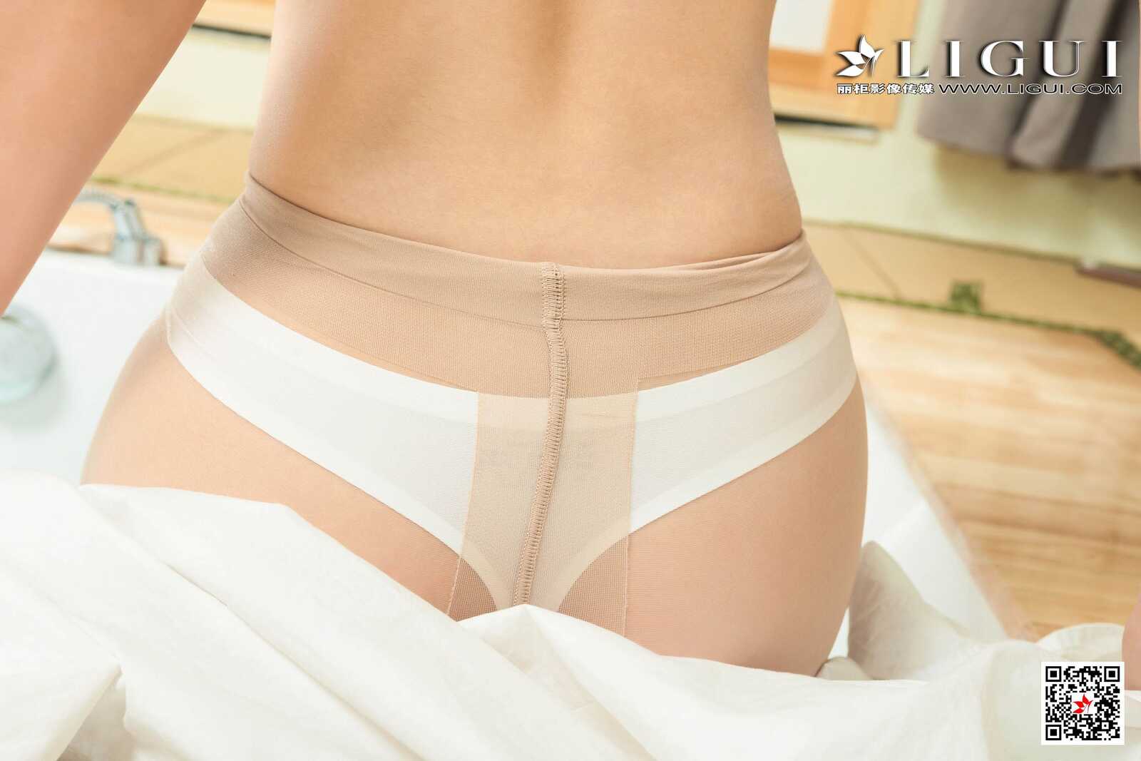 Model 安娜《浴室白衬衫丝足》 [丽柜LIGUI] 写真集第3张