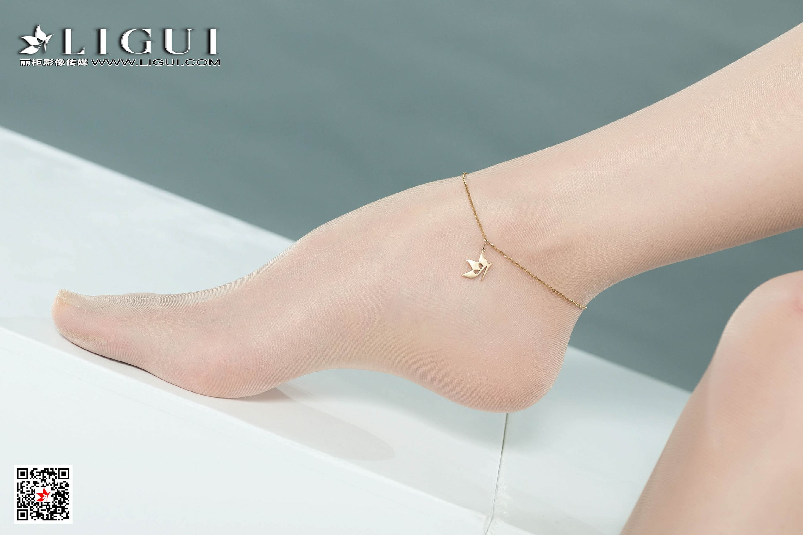 Model 兔子《肉丝超短牛仔热裤》 [丽柜Ligui] 网络第2张