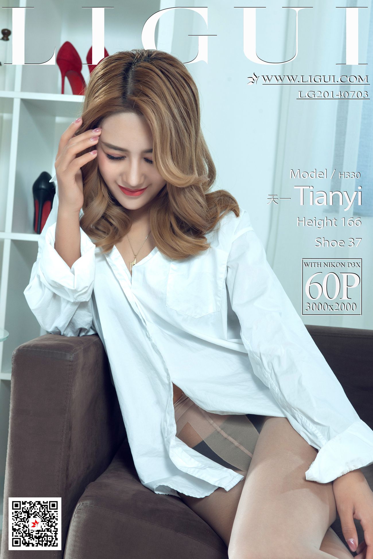 [Ligui丽柜]网络丽人 2021.06.07 Model《金丝衫情》天第5张