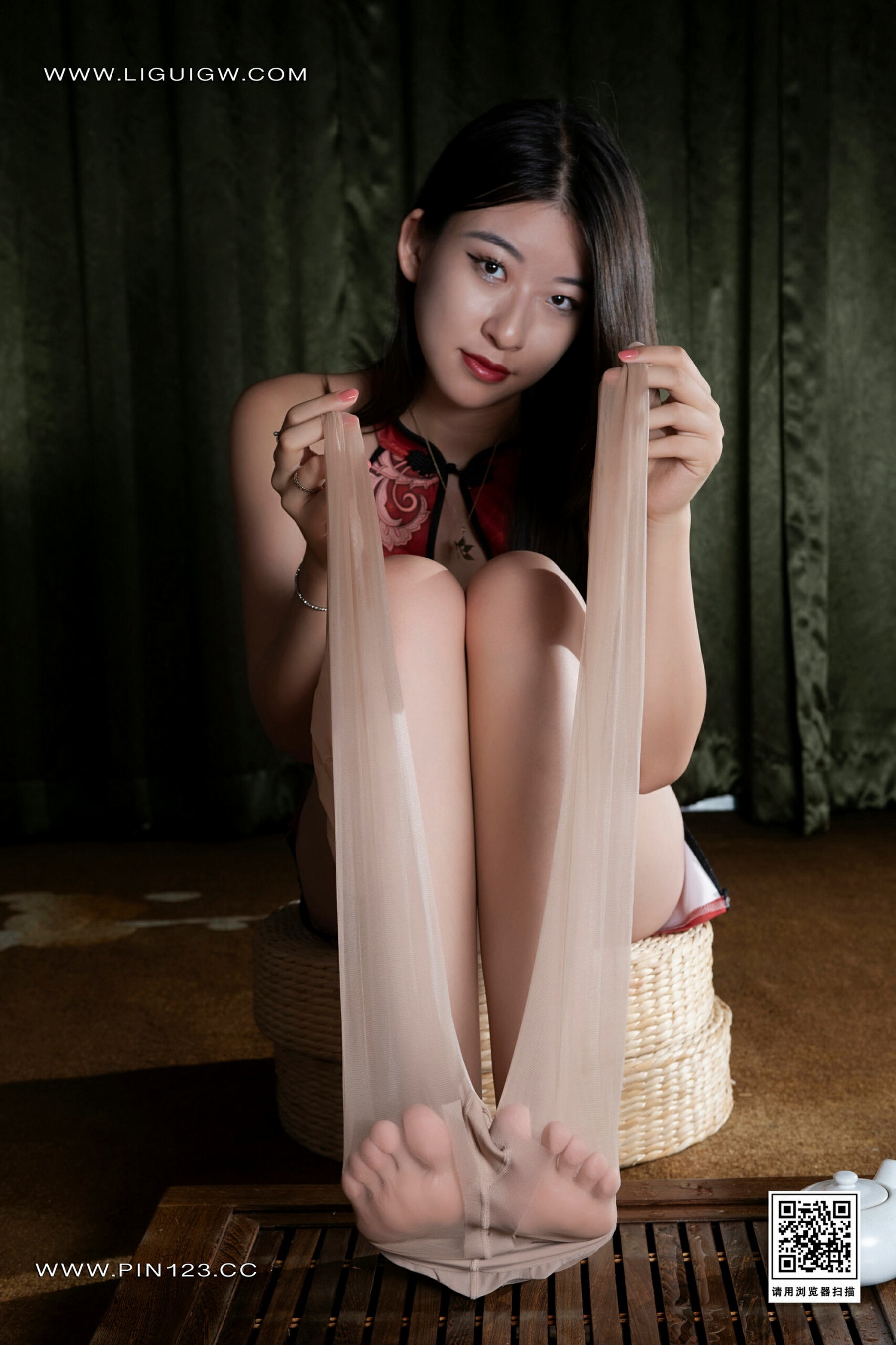 [Ligui丽柜] 2024.09.02《丝茶雅韵》Sabrina第4张