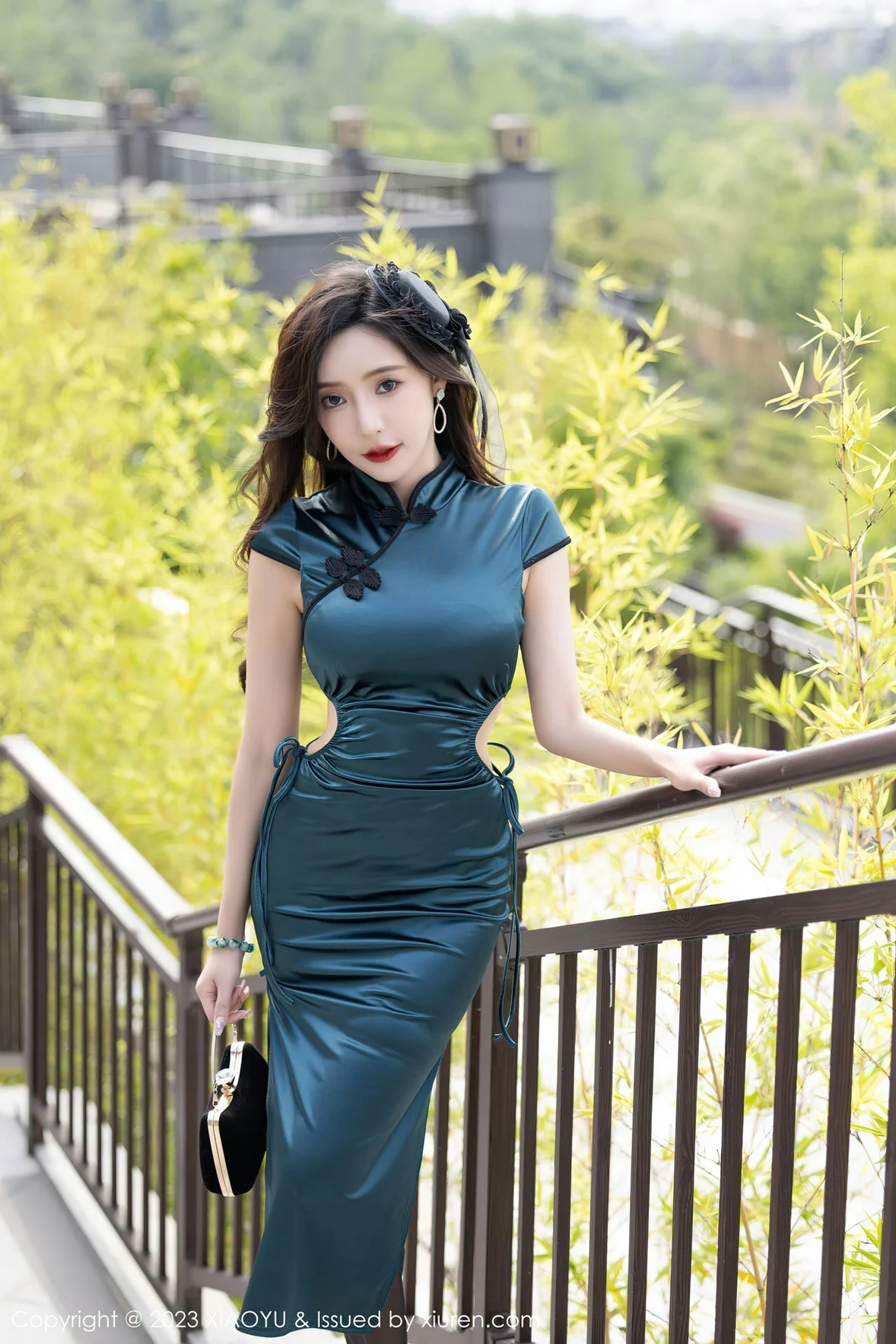  XIAOYU 语画界 Vol.1048 王馨瑶 暗绿色旗袍 [85P]第7张