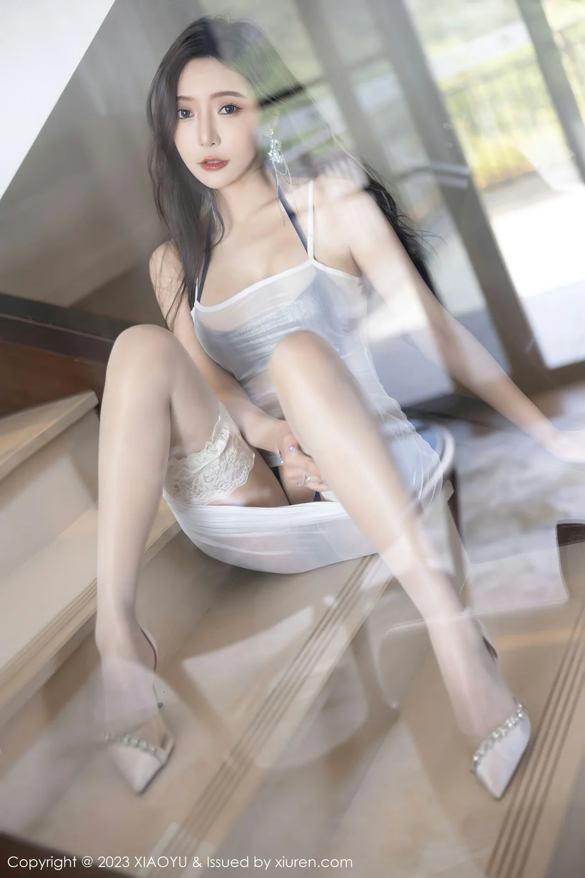  XIAOYU 语画界 Vol.1052 王馨瑶yanni 白色轻透连衣长裙贵州旅拍 [98P]第18张