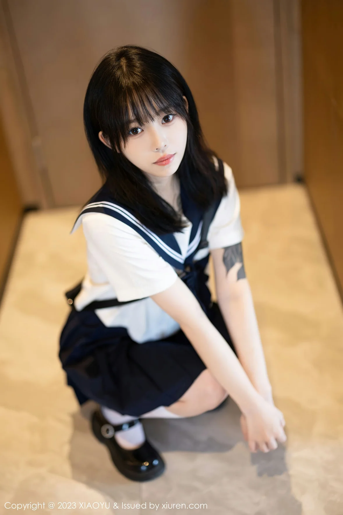  XIAOYU 语画 Vol.1087 奶瓶. 白色学妹服饰性感写真 [89P]第4张