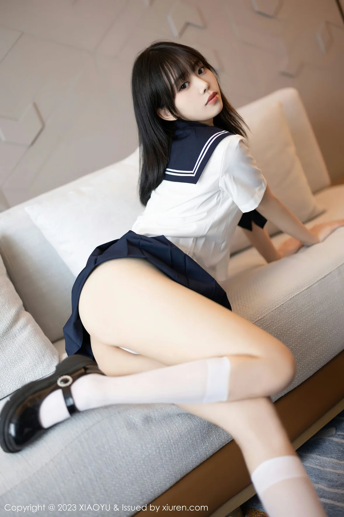  XIAOYU 语画 Vol.1087 奶瓶. 白色学妹服饰性感写真 [89P]第10张