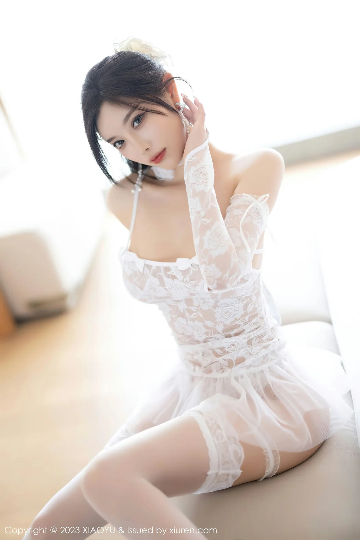  XIAOYU 语画 Vol.1095 杨晨晨Yome 白色蕾丝服饰性感写真 [92P]第25张
