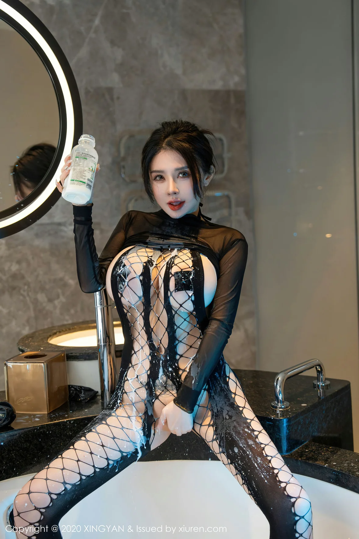  星颜社 Vol.210 潘娇娇 渔网式连体衣写真 [78P]第16张