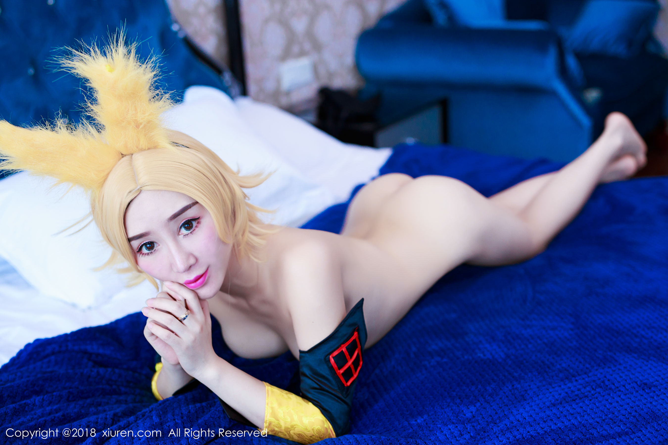  邹晶晶女王《王者荣耀妲己COS》 秀人 No.937第13张