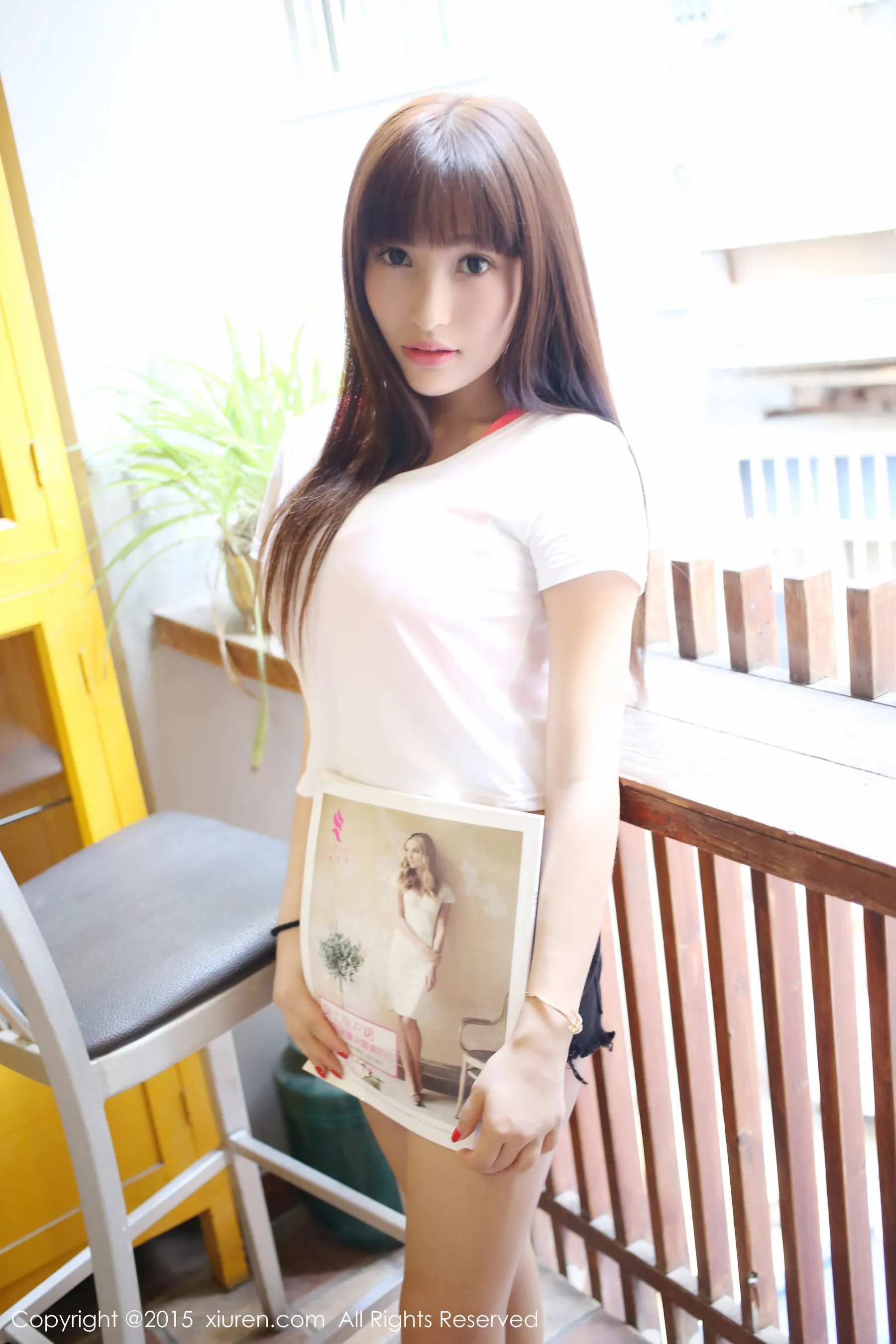  Nic妮可可《比基尼+热裤系列》 秀人网 No.447第15张