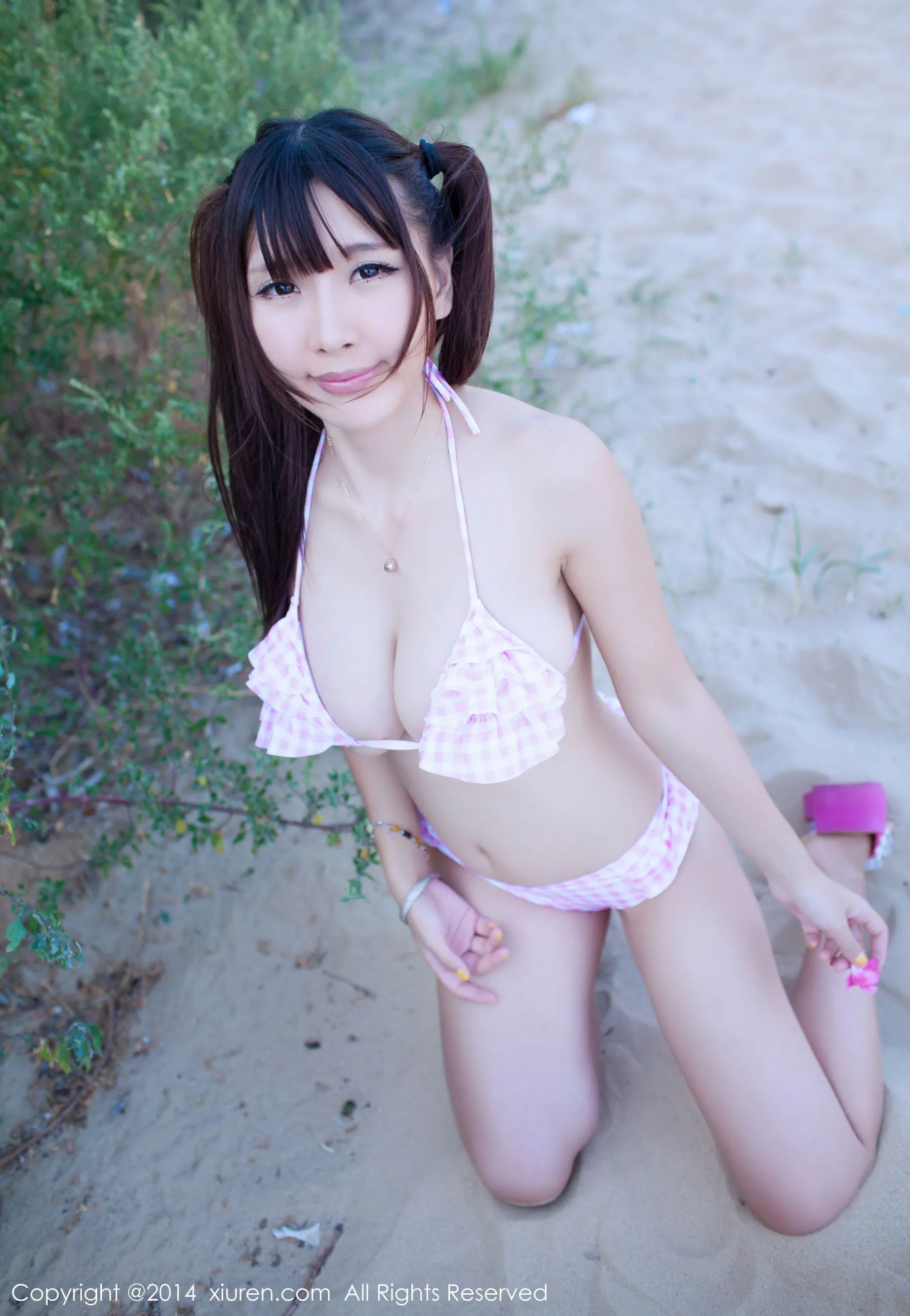  李镇姬/晓茜sunny《爆乳内衣+海边系列》 秀人网 No.227第21张