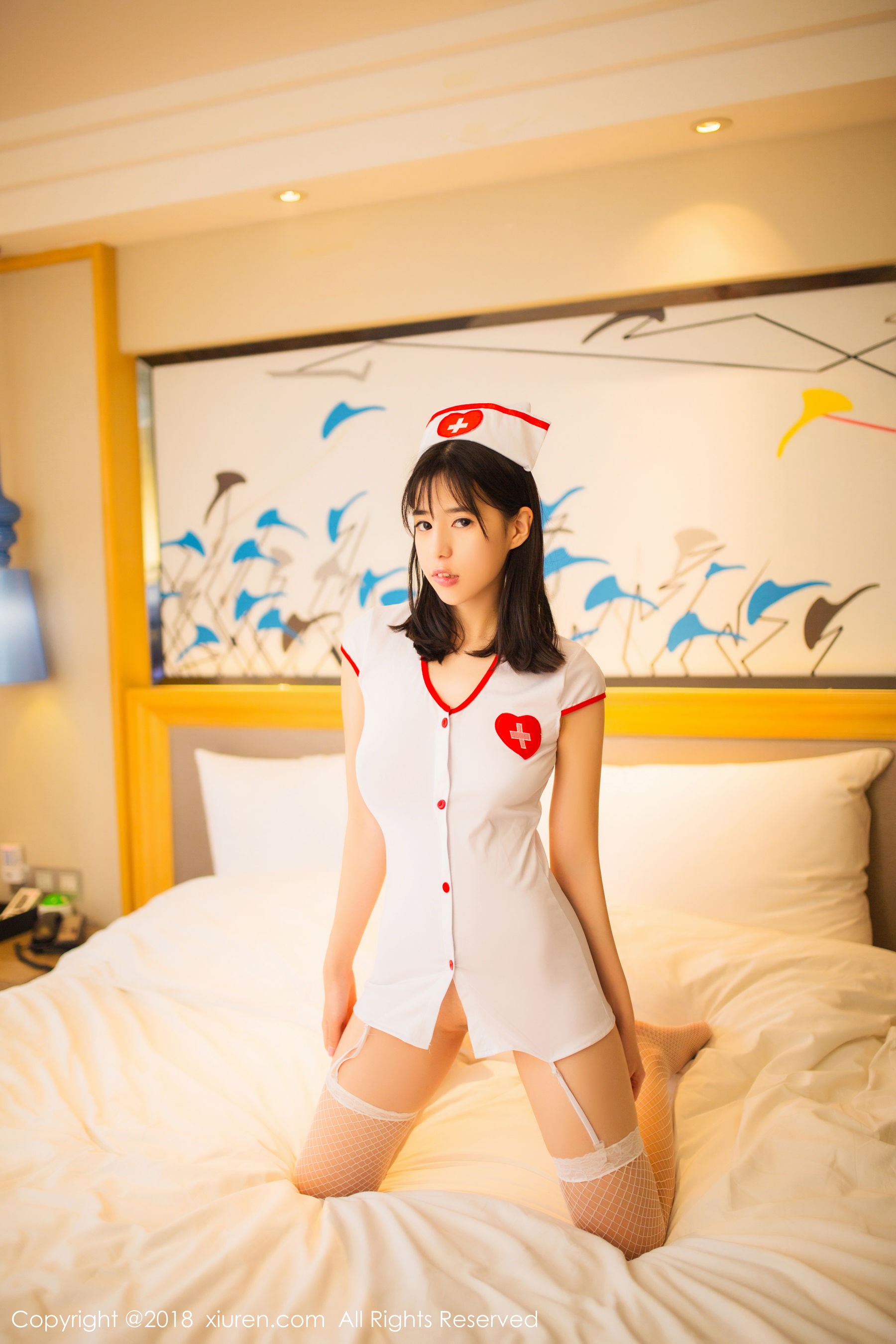  艾栗栗栗栗栗栗吖《温柔贴心的护士》 XiuRen 秀人网 No.996第4张
