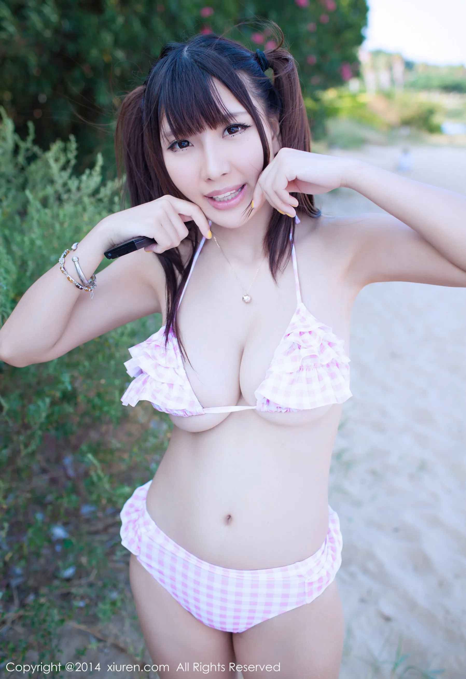  李镇姬/晓茜sunny《爆乳内衣+海边系列》 秀人网 No.227第18张