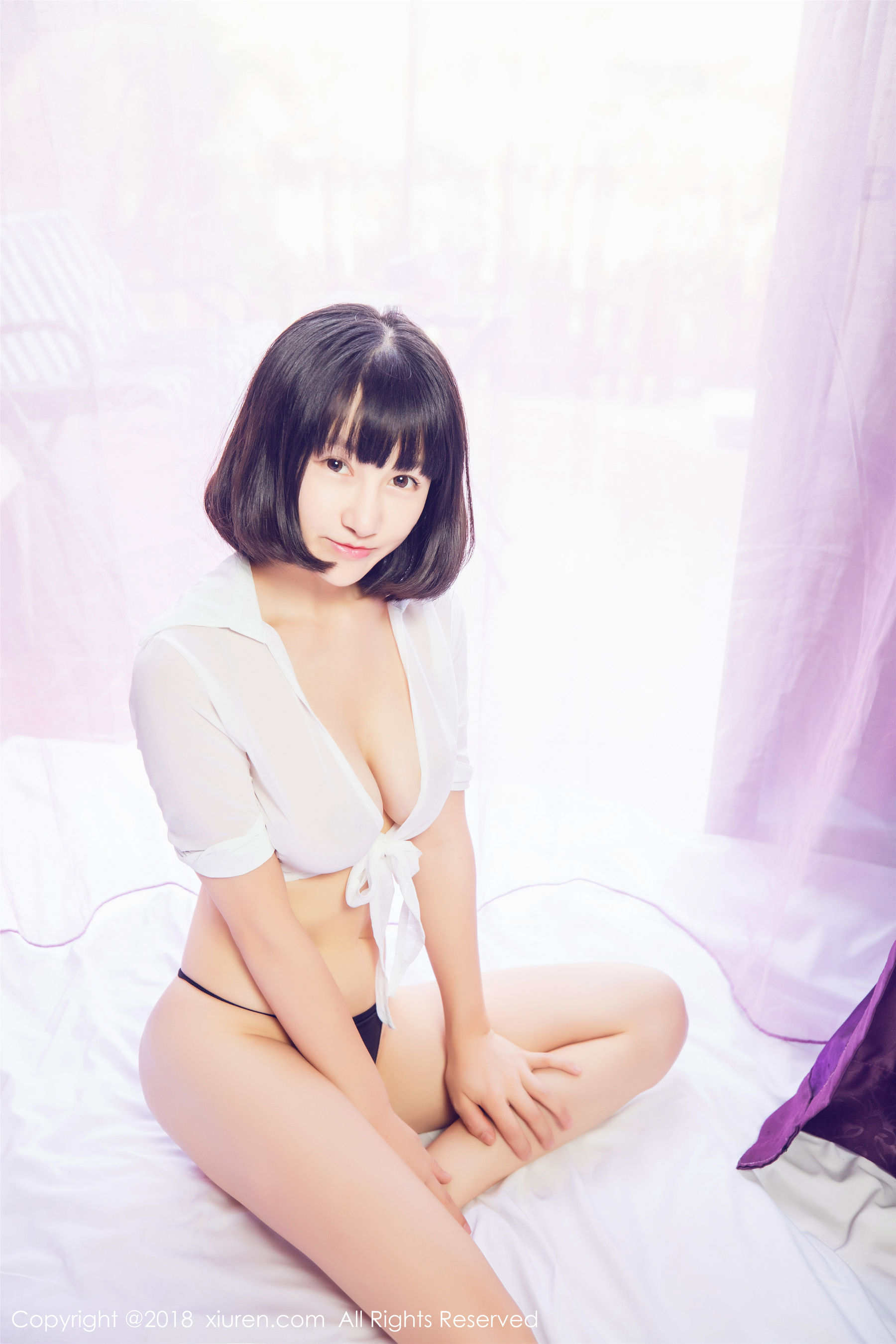  小探戈《透视蕾丝内衣+女仆装+诱惑女秘书OL》 秀人 No.933第14张