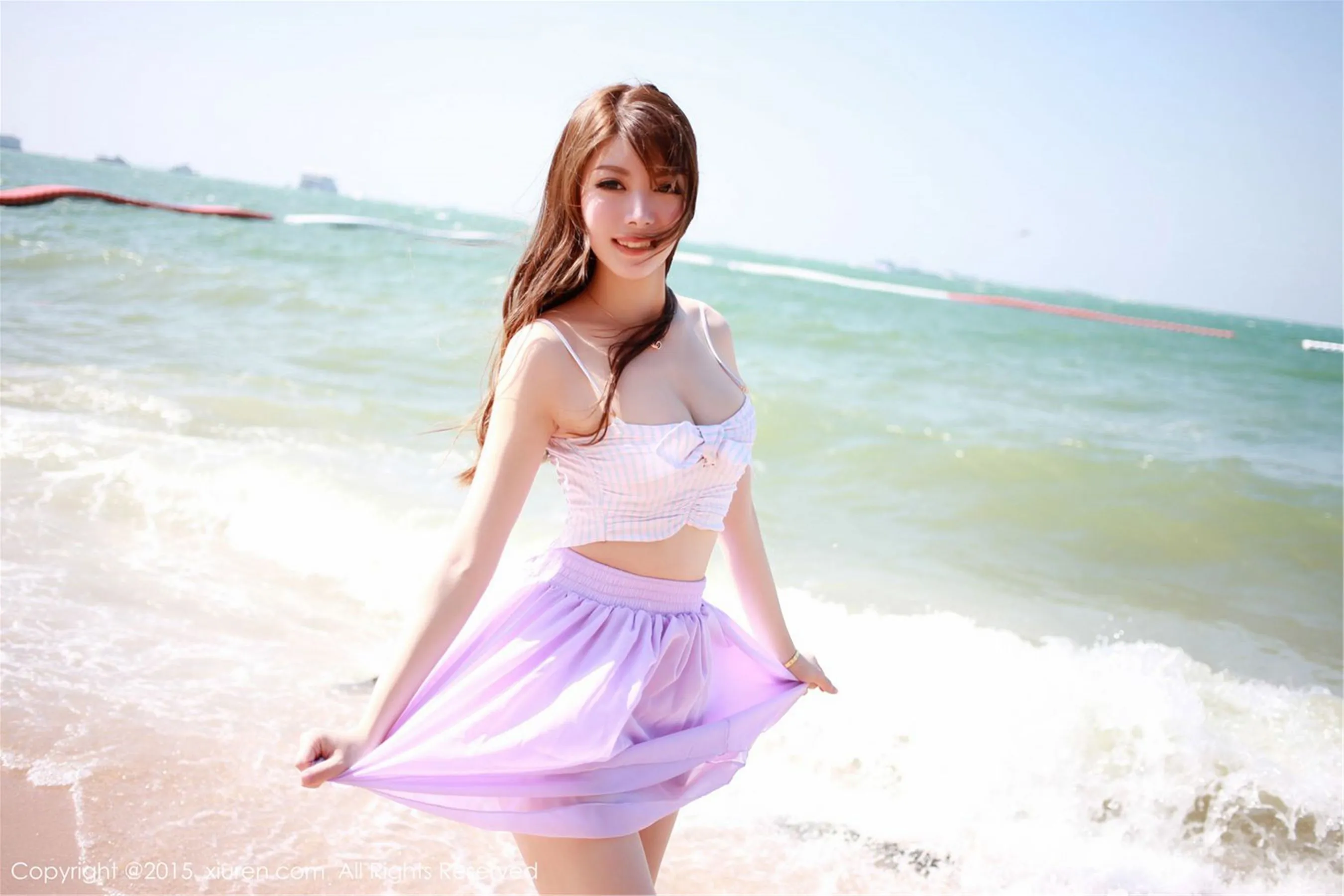  MARA酱《海边、街拍、酒店泳池系列》 秀人网 No.269第5张