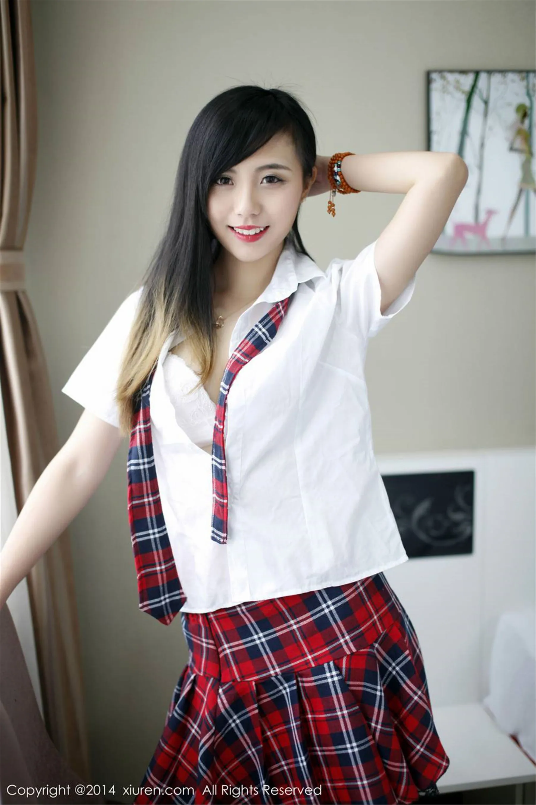  甜美新人模特：谢忱倬 秀人网 No.254第10张