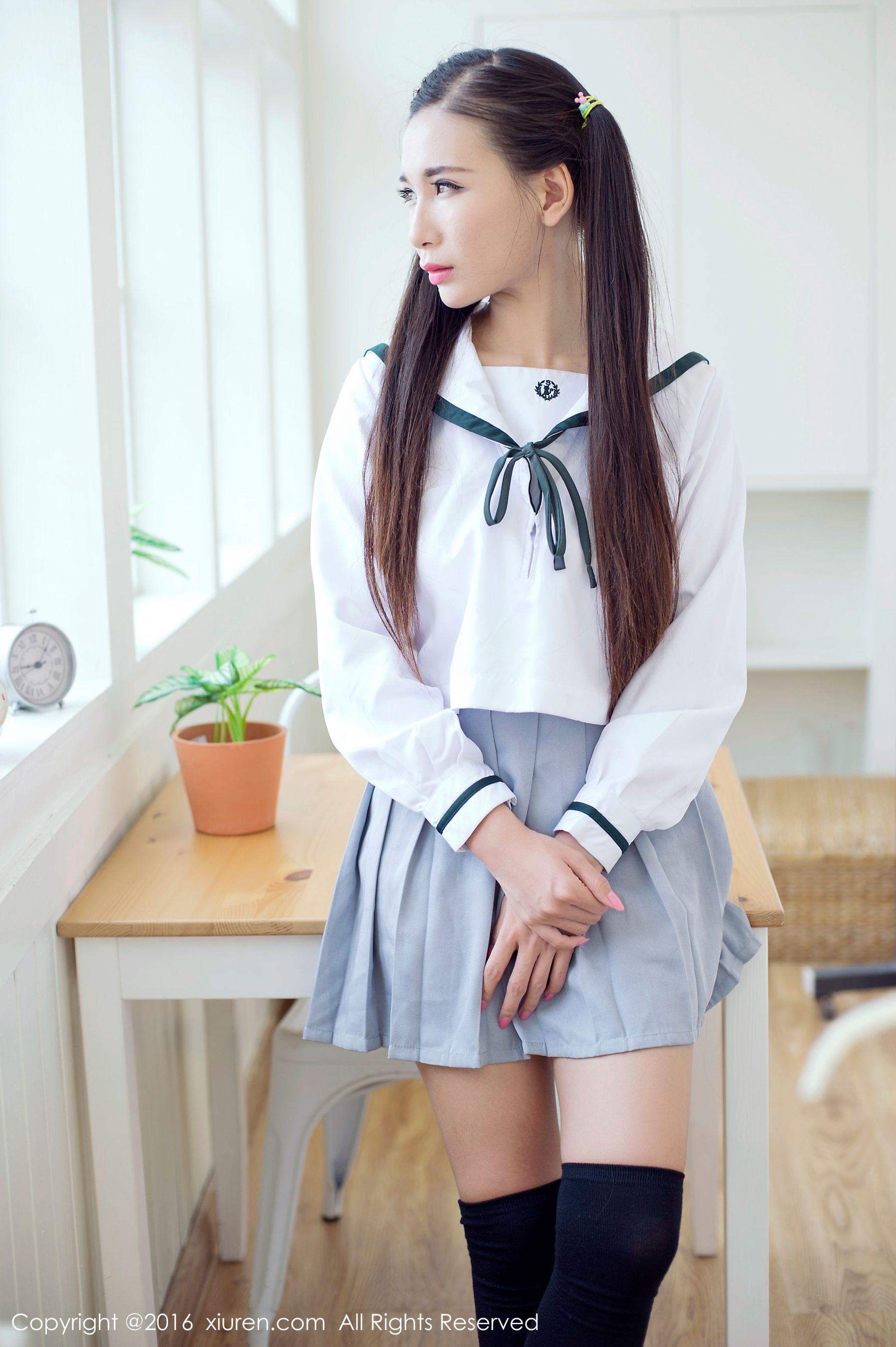  赵颖《爆乳细腰小女生的极度诱惑》 秀人网 No.603第22张