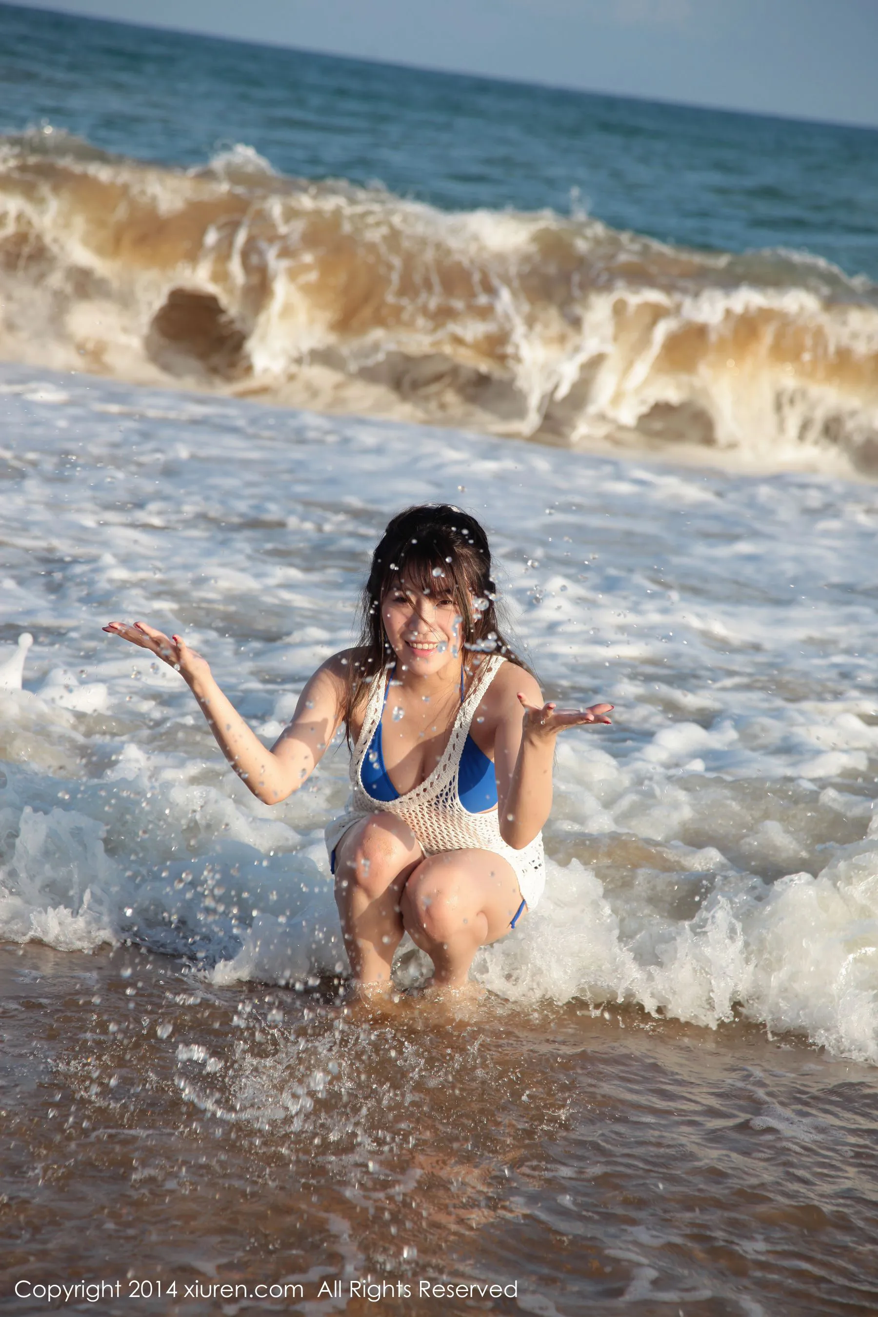 许诺Sabrina《海边小清新系列》 秀人网 No.167第5张