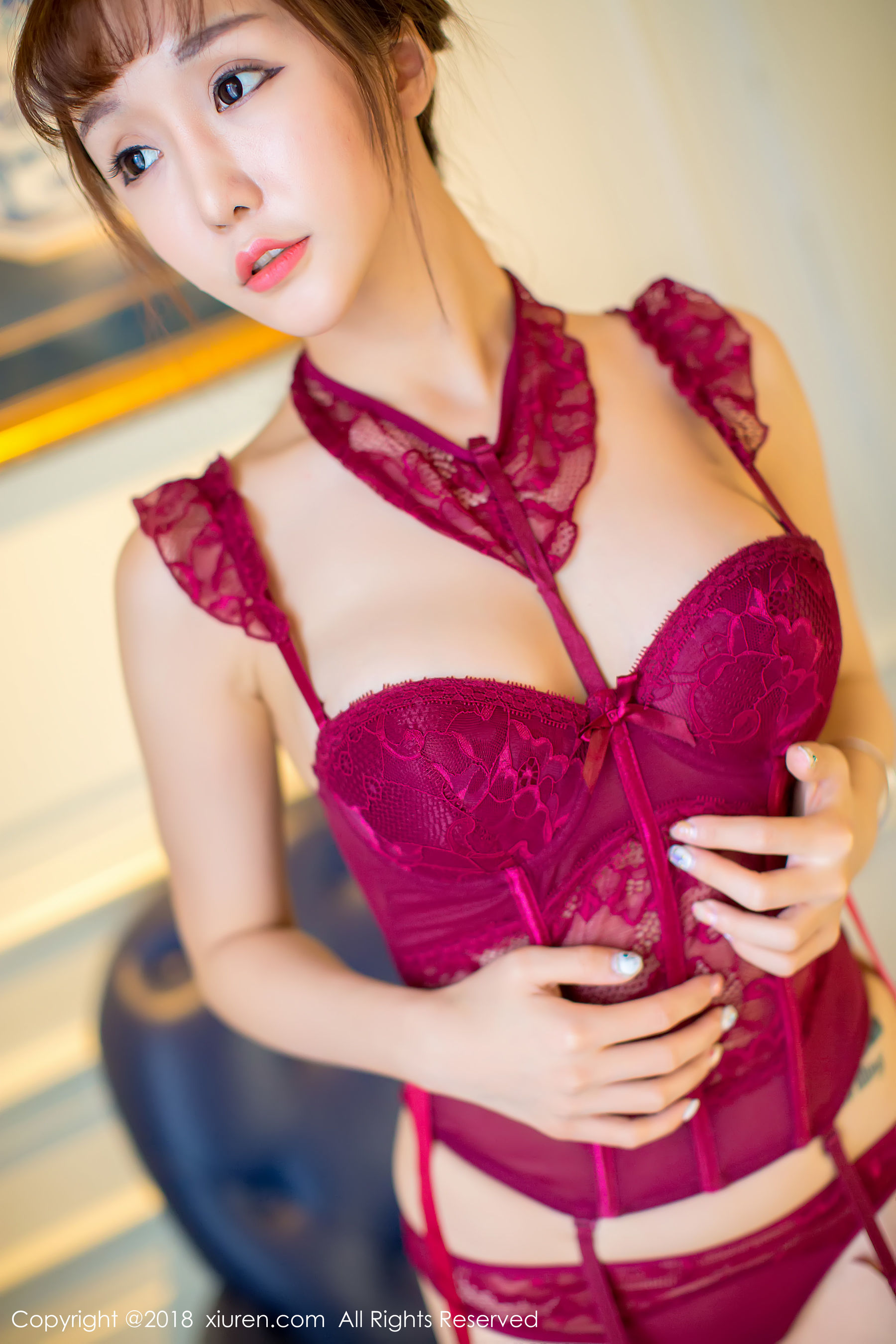  顾灿《狂野的性感美人》 秀人网XIUREN No.984第8张