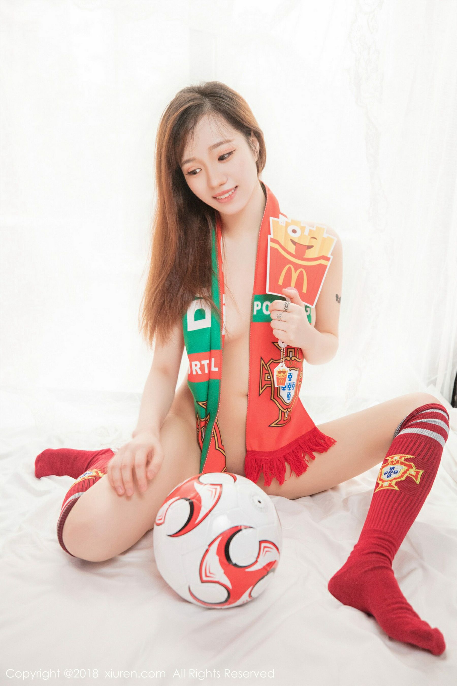  龙泽美曦《足球宝贝》 XiuRen 秀人网 No.1042第18张