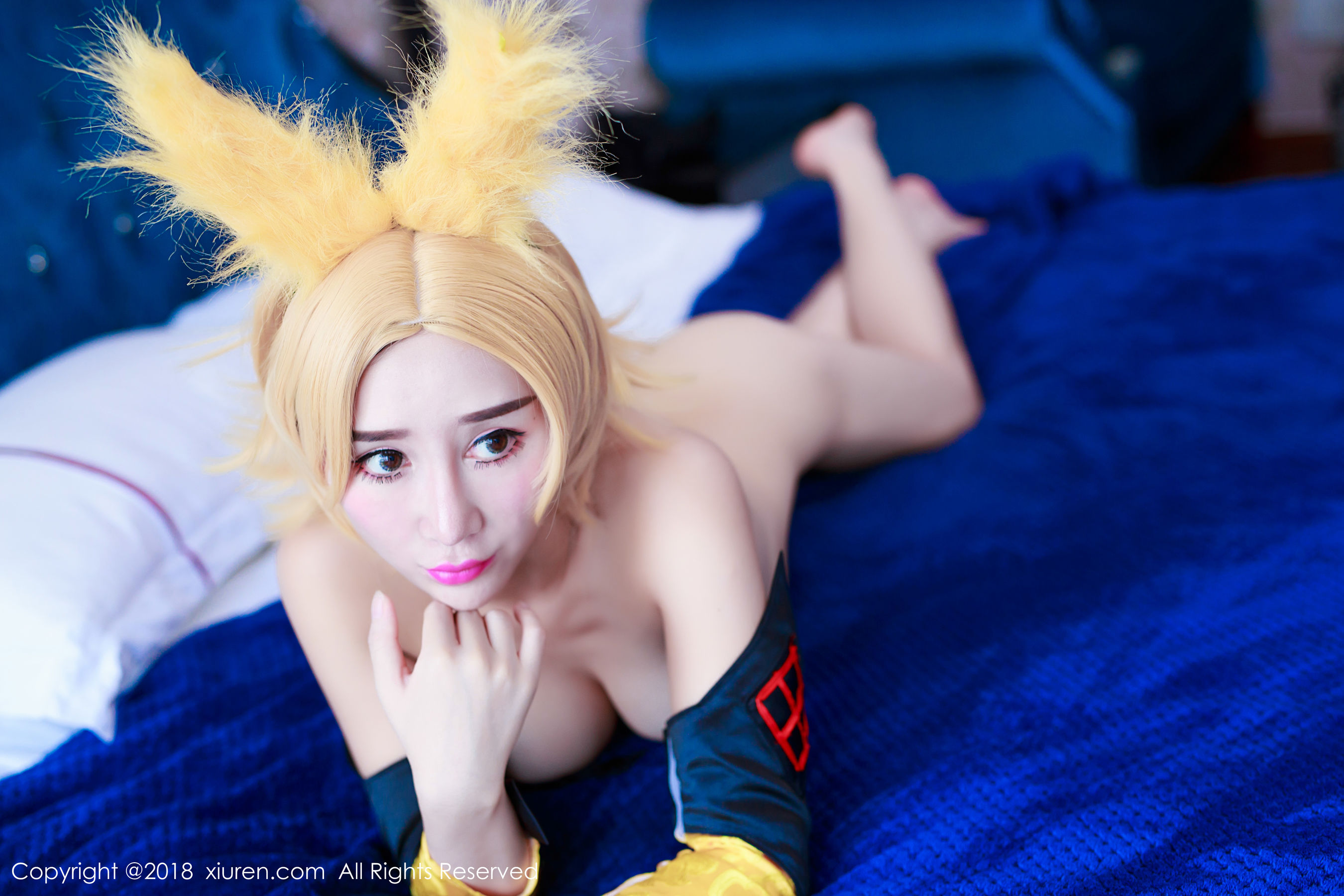  邹晶晶女王《王者荣耀妲己COS》 秀人 No.937第14张