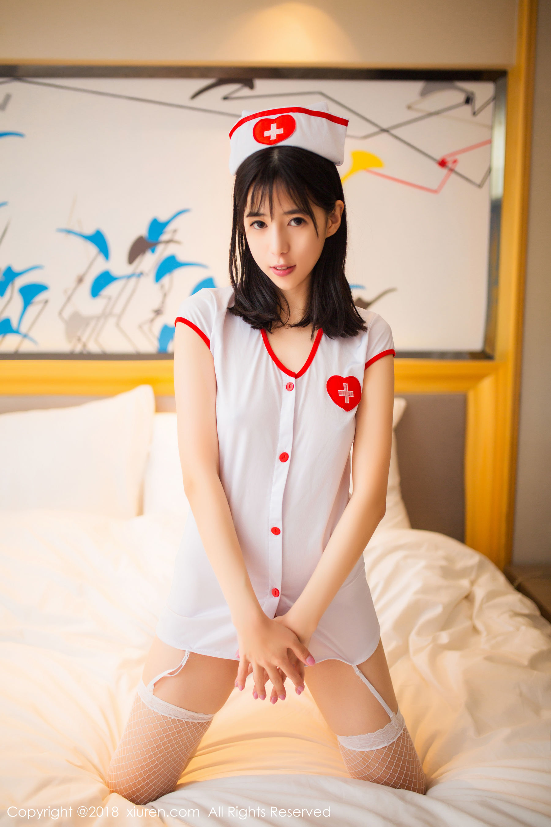  艾栗栗栗栗栗栗吖《温柔贴心的护士》 XiuRen 秀人网 No.996第1张