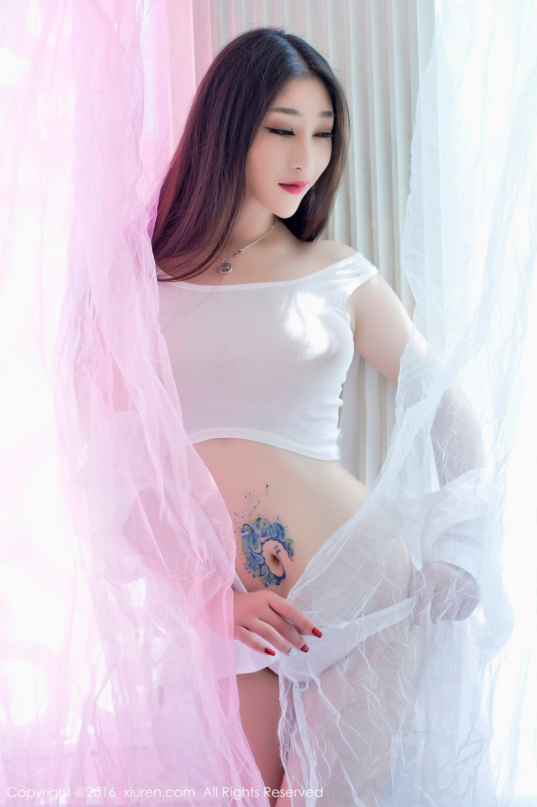  爆乳细腰美狐娘@妲己_Toxic 秀人网 No.608第13张