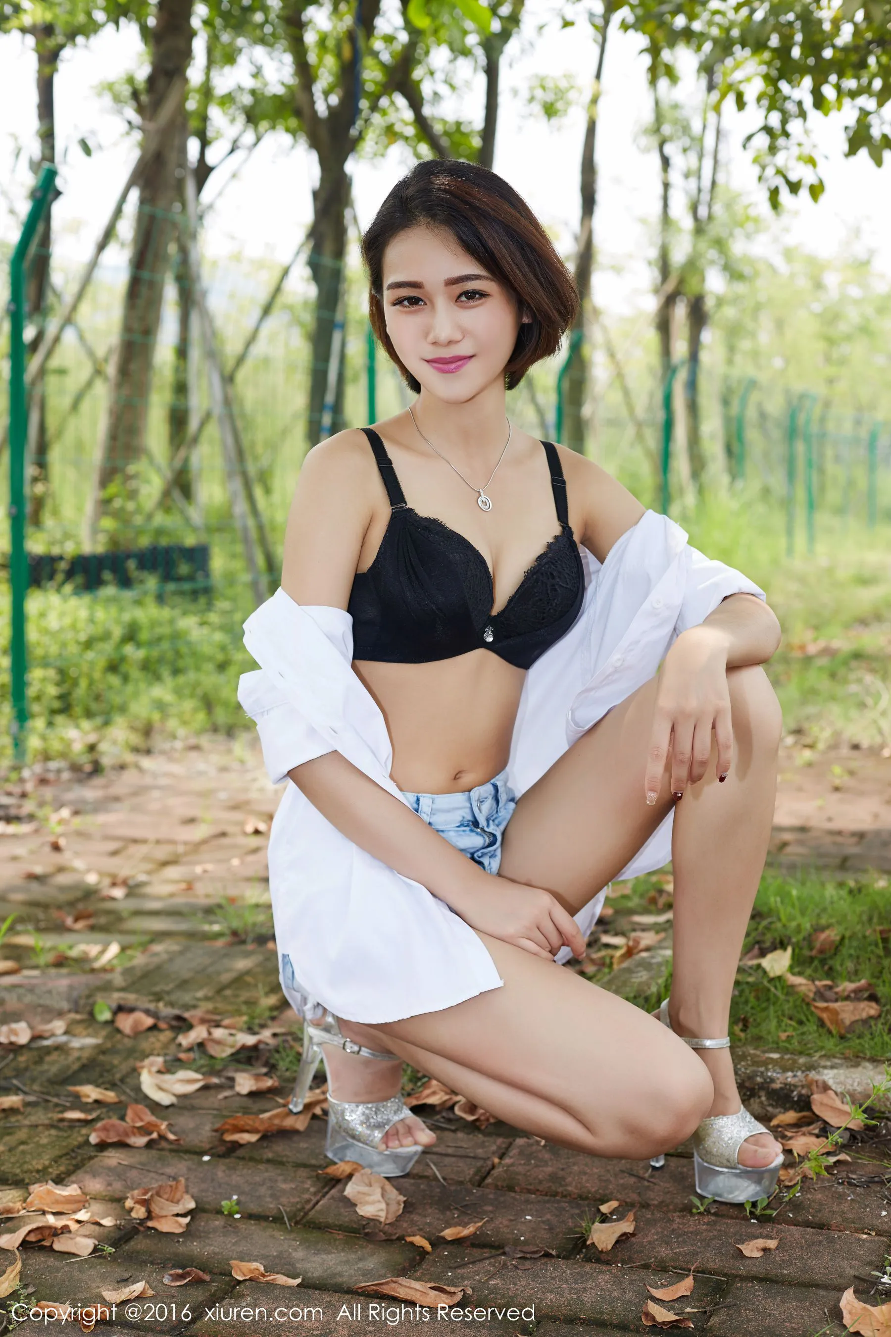  娜娜baby《自然清新 3内衣外拍》 秀人网 No.501第4张