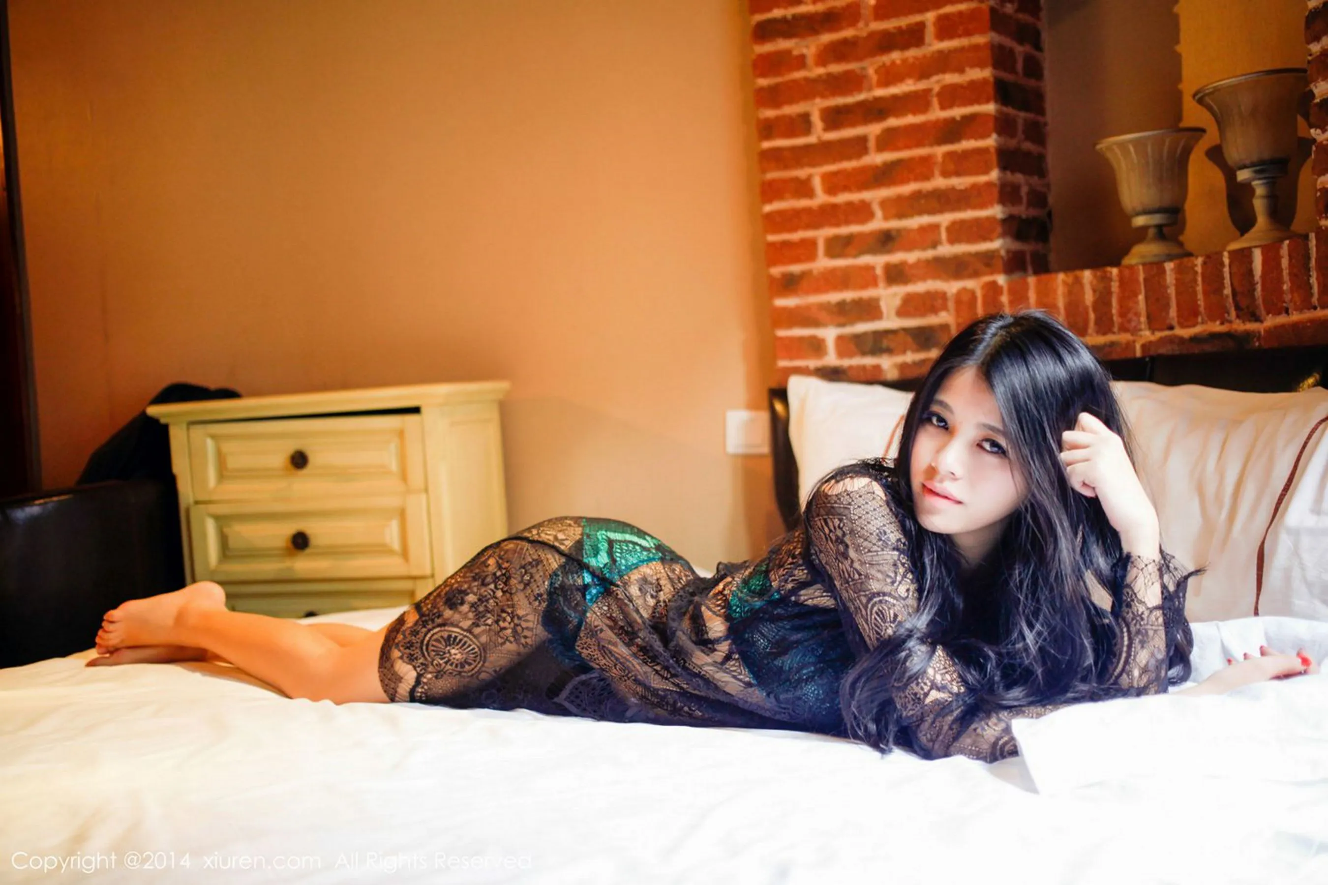  欧阳妮娜娜《透视蕾丝系列》 秀人网 No.265第27张