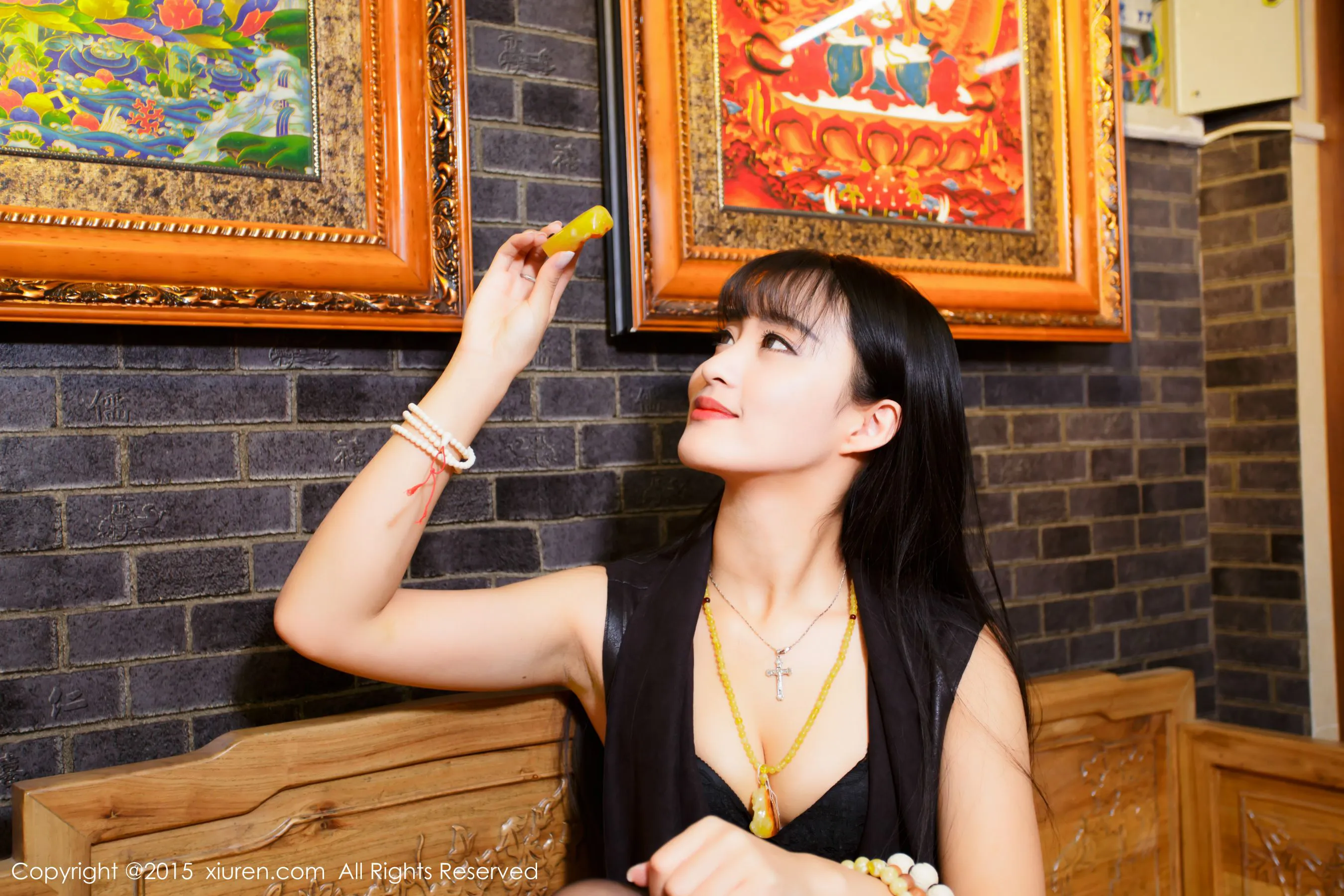  清新女神@lucky咏丹 秀人网 No.421第19张