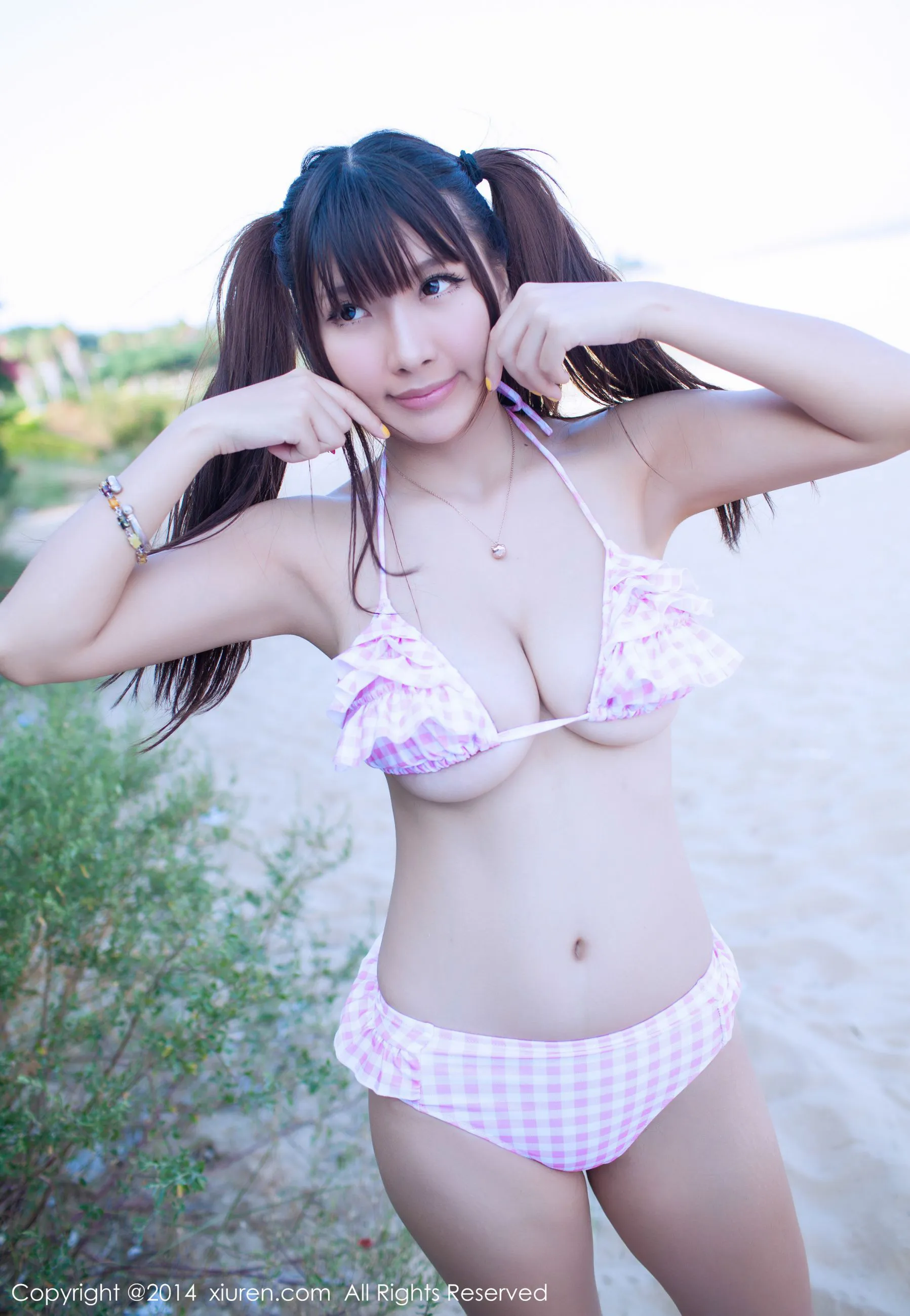  李镇姬/晓茜sunny《爆乳内衣+海边系列》 秀人网 No.227第20张