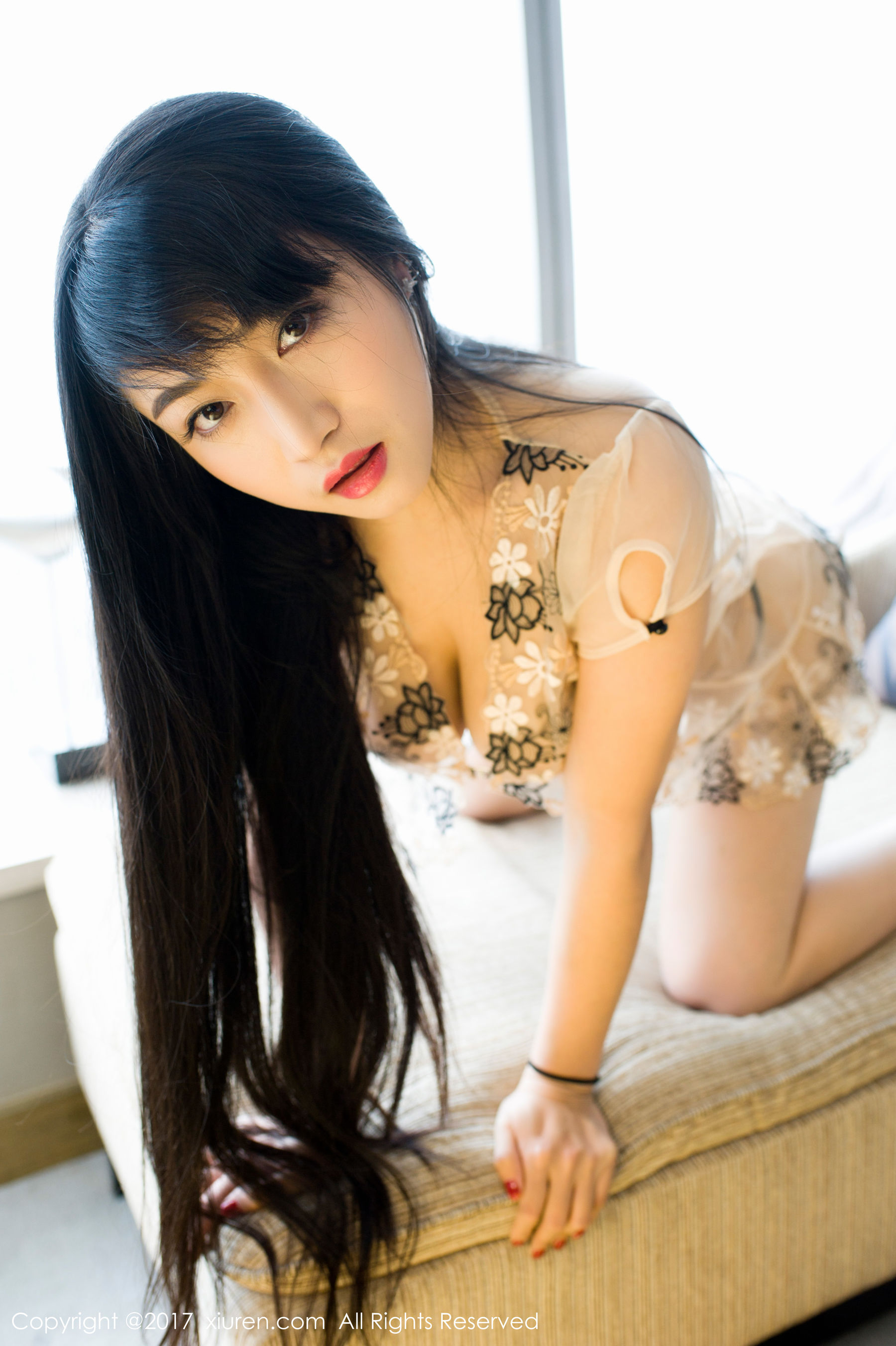  盼盼玉奴《情趣连体衣+开胸泳衣+开胸睡衣》 秀人网XIUREN No.774第16张