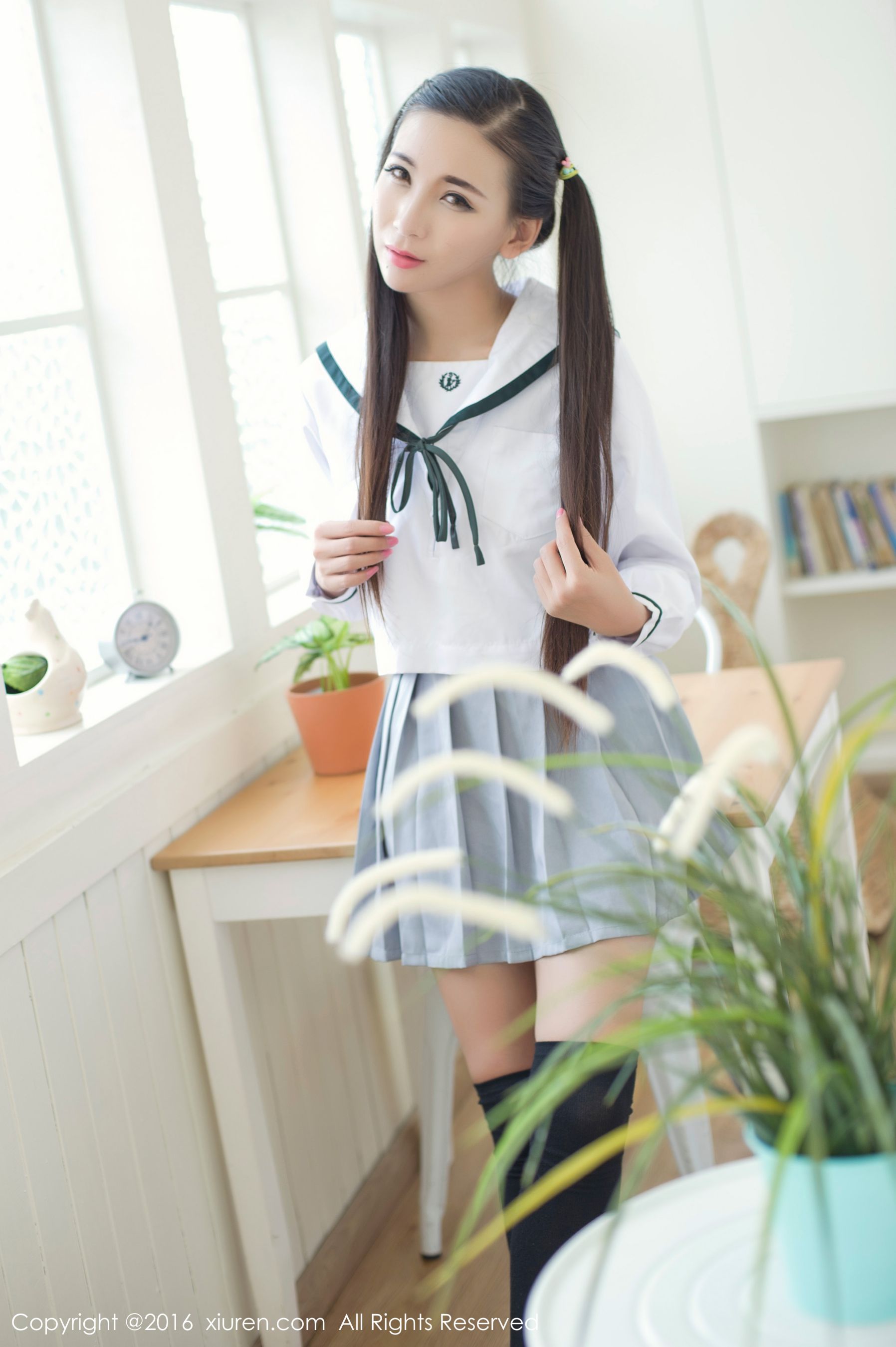  赵颖《爆乳细腰小女生的极度诱惑》 秀人网 No.603第22张