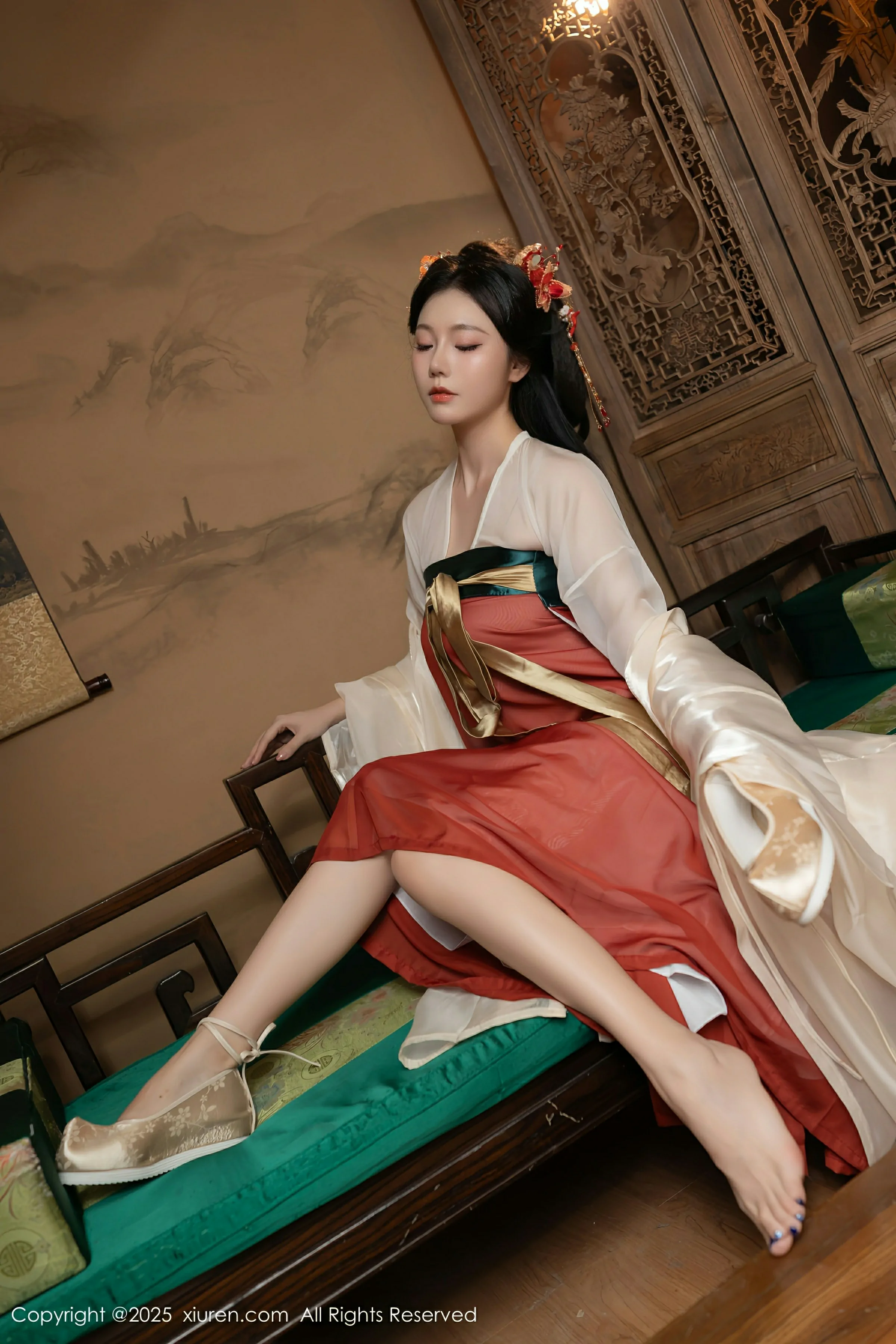  XiuRen 秀人 No.10223 陆萱萱&安然anran [80P]第12张