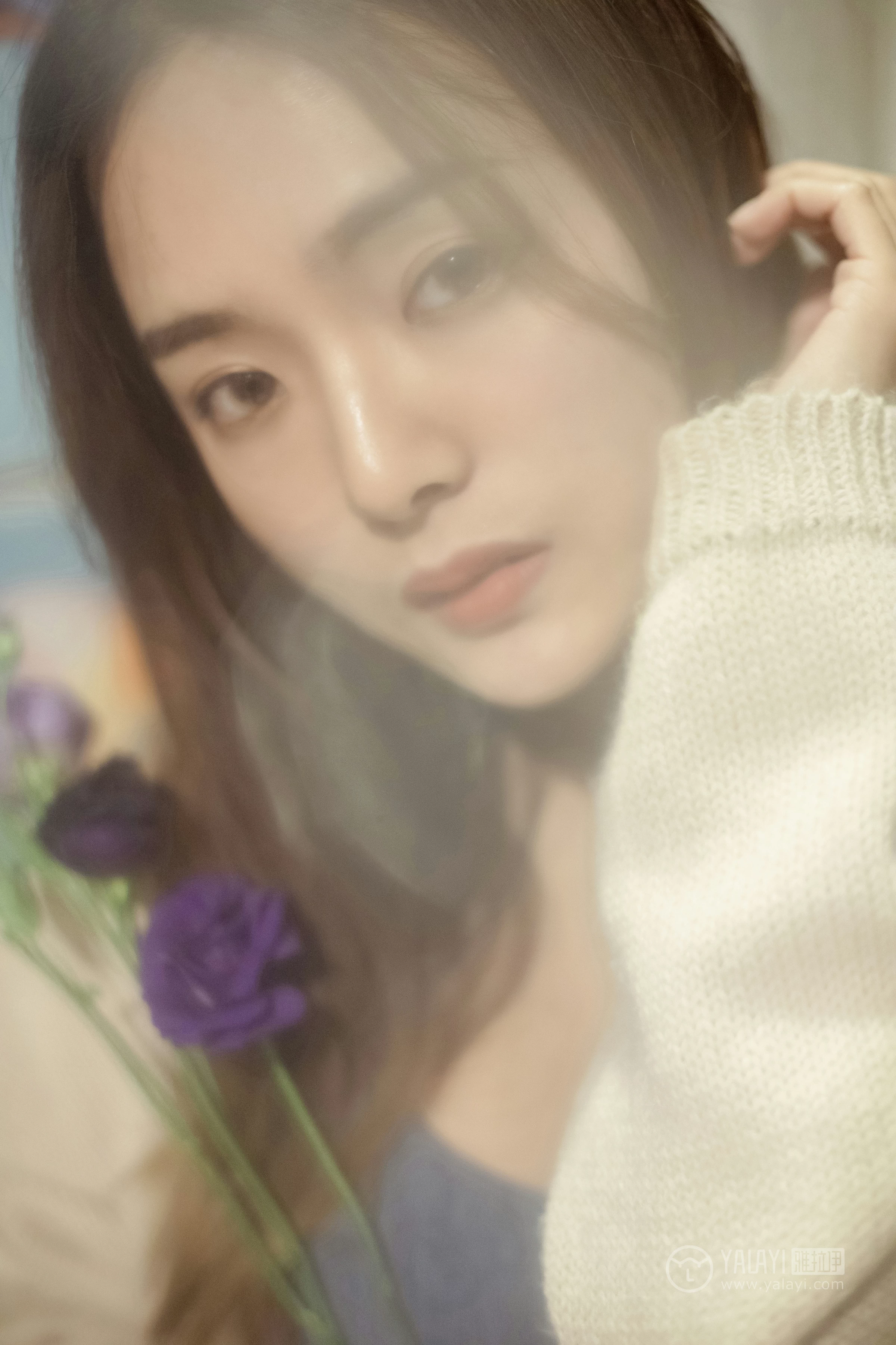 [YALAYI雅拉伊]No.175 不如和我虚度时光 白日梦 米色外套加灰色吊带连衣裙性感私房写真集第15张