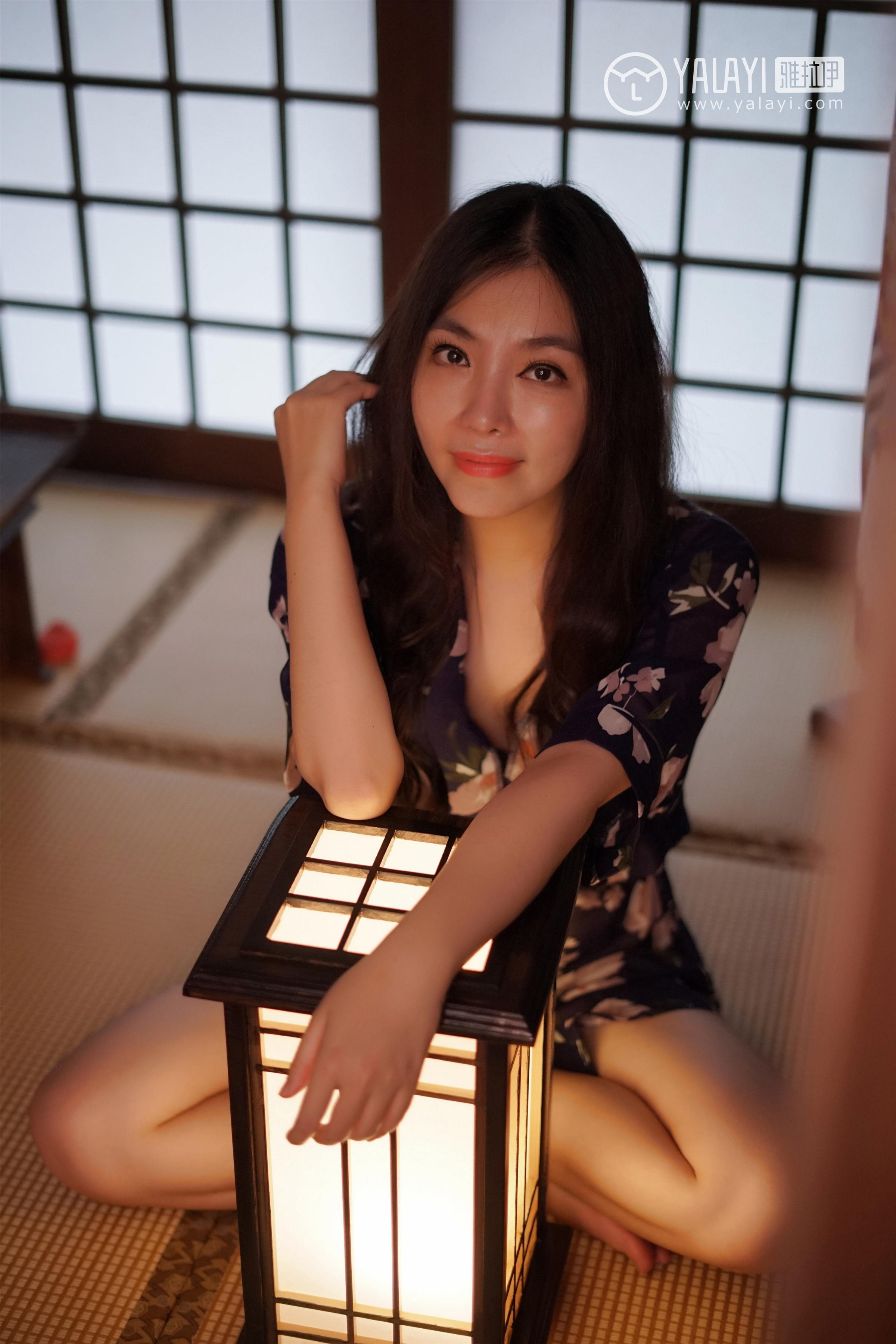 [YALAYI雅拉伊]NO.016 和服之韵 沈紫云 黑色透视和服性感私房写真集第10张