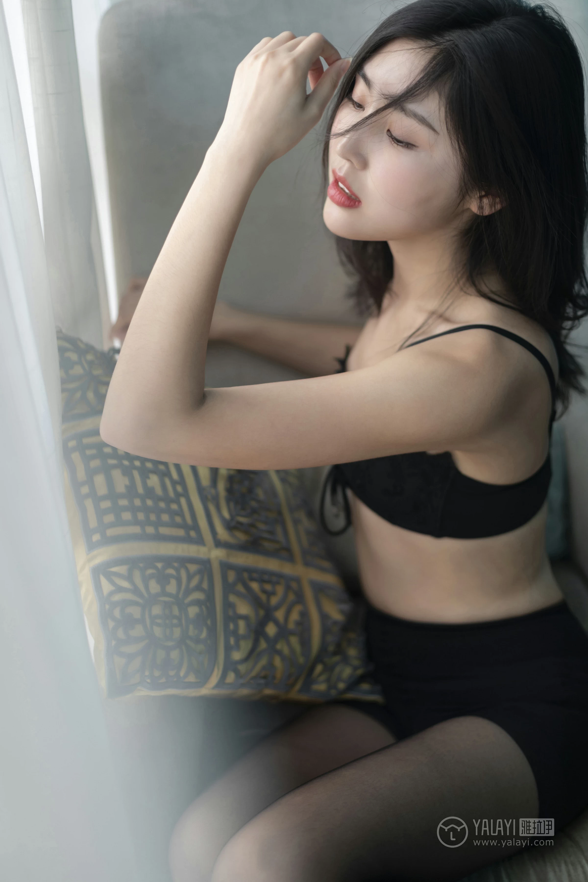 [YALAYI雅拉伊]No.218 独角戏 仓儿 黑色紧身内衣性感私房写真集第11张