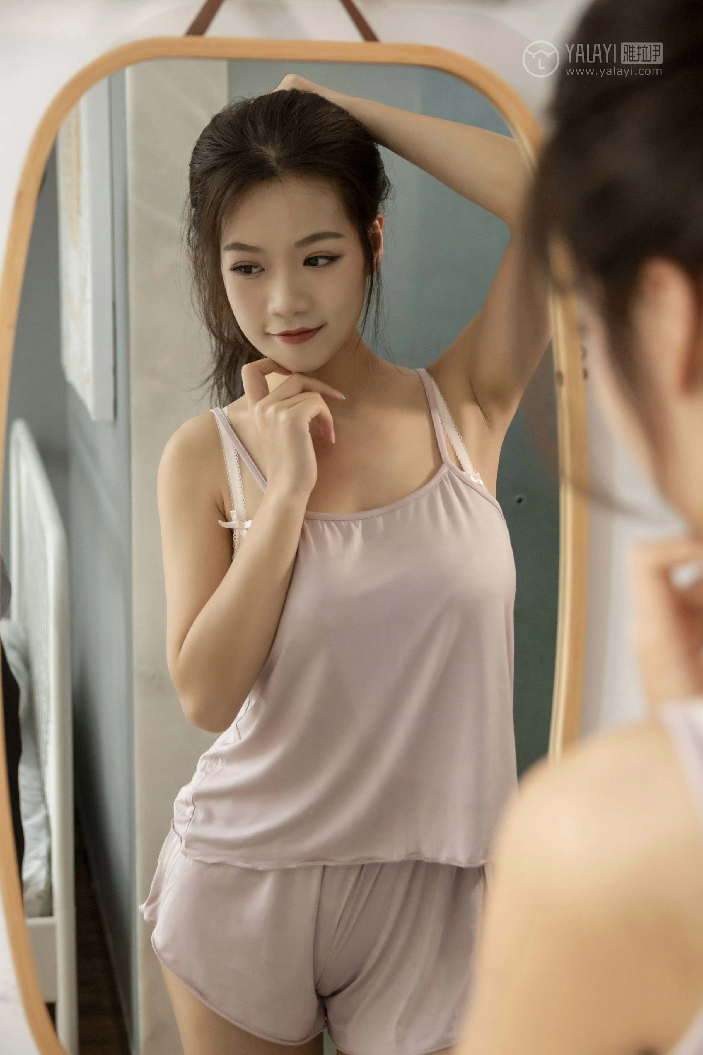 [YALAYI雅拉伊]No.283 书香 慧儿 粉色睡衣加白色内衣性感私房写真集第12张