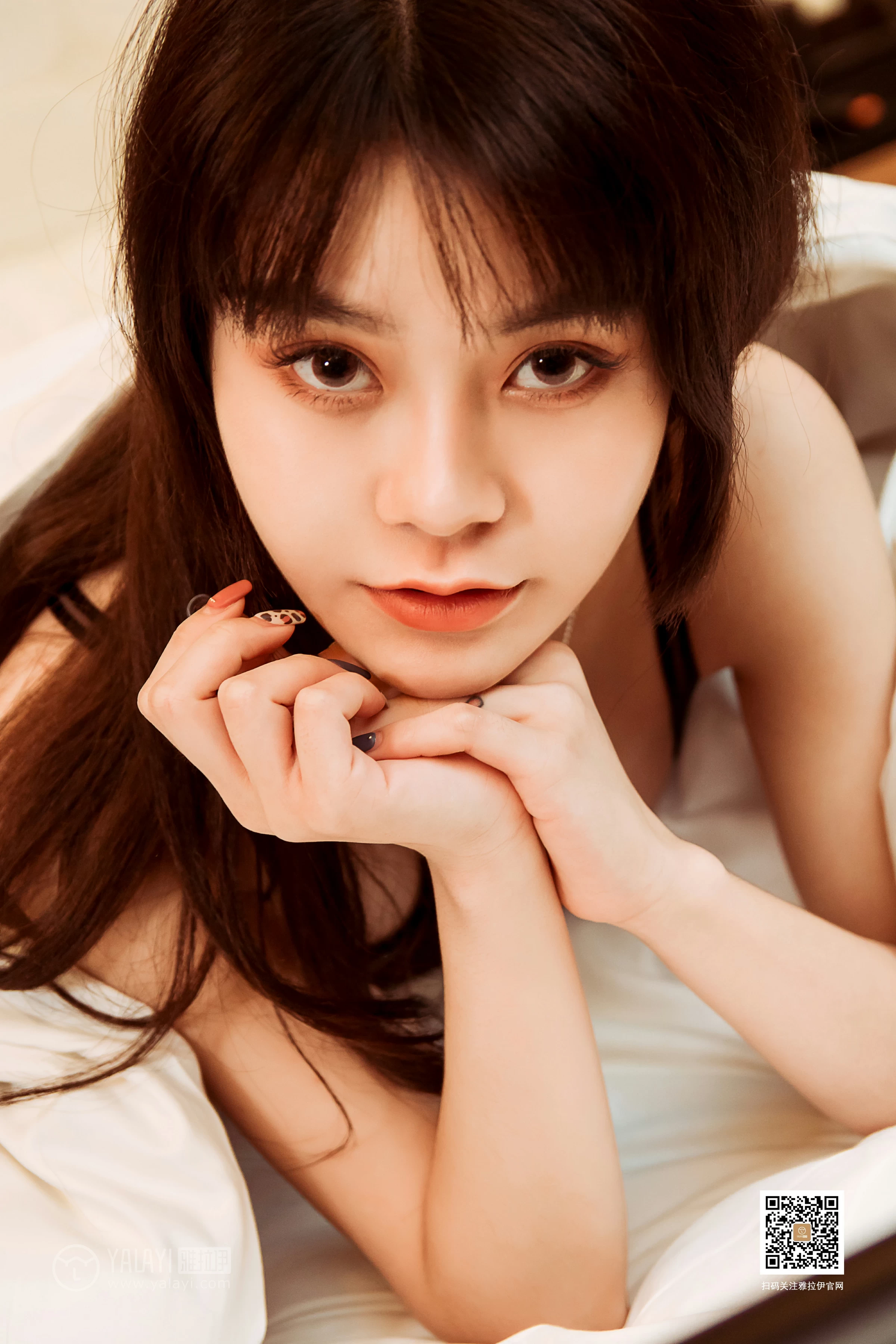 [YALAYI雅拉伊]No.362 图书馆精灵 蓉蓉 黑色蕾丝内衣性感私房写真集第9张