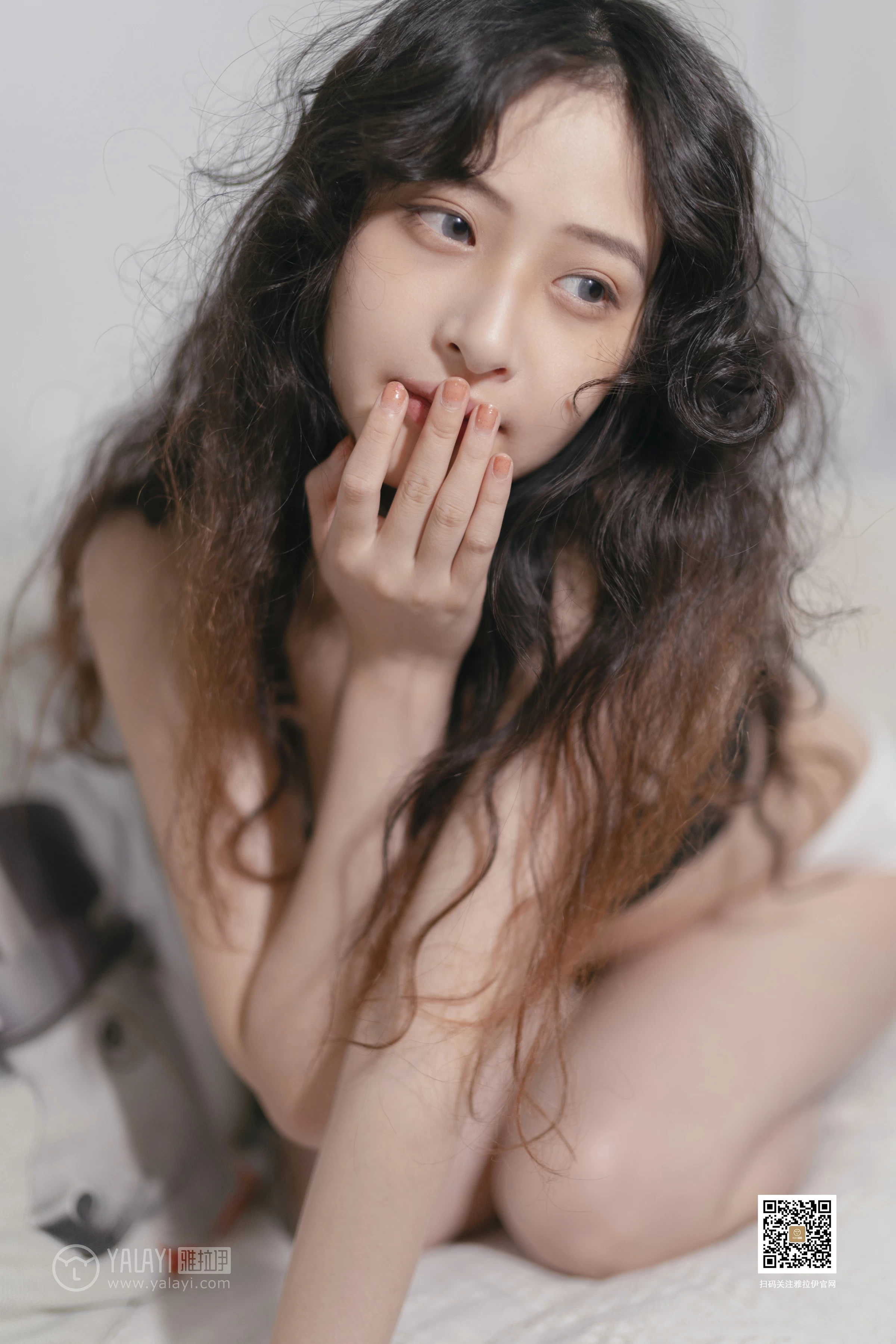 [YALAYI雅拉伊]No.370 萌宠 西子 黑色蕾丝内衣性感私房写真集第7张