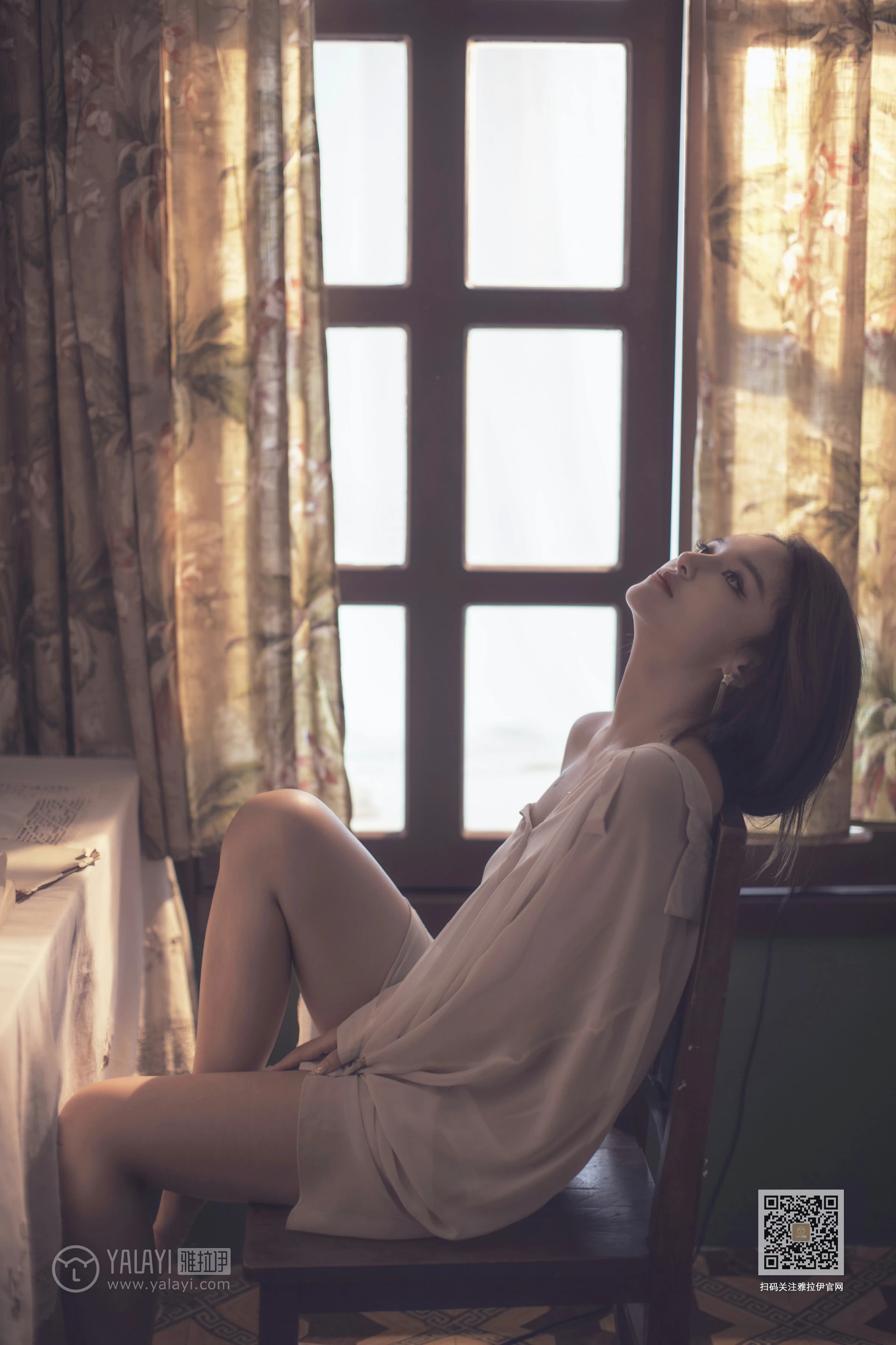 [YALAYI雅拉伊]Vol.430 意乱情迷 慧儿 白色透视衬衫居家性感私房写真集第13张