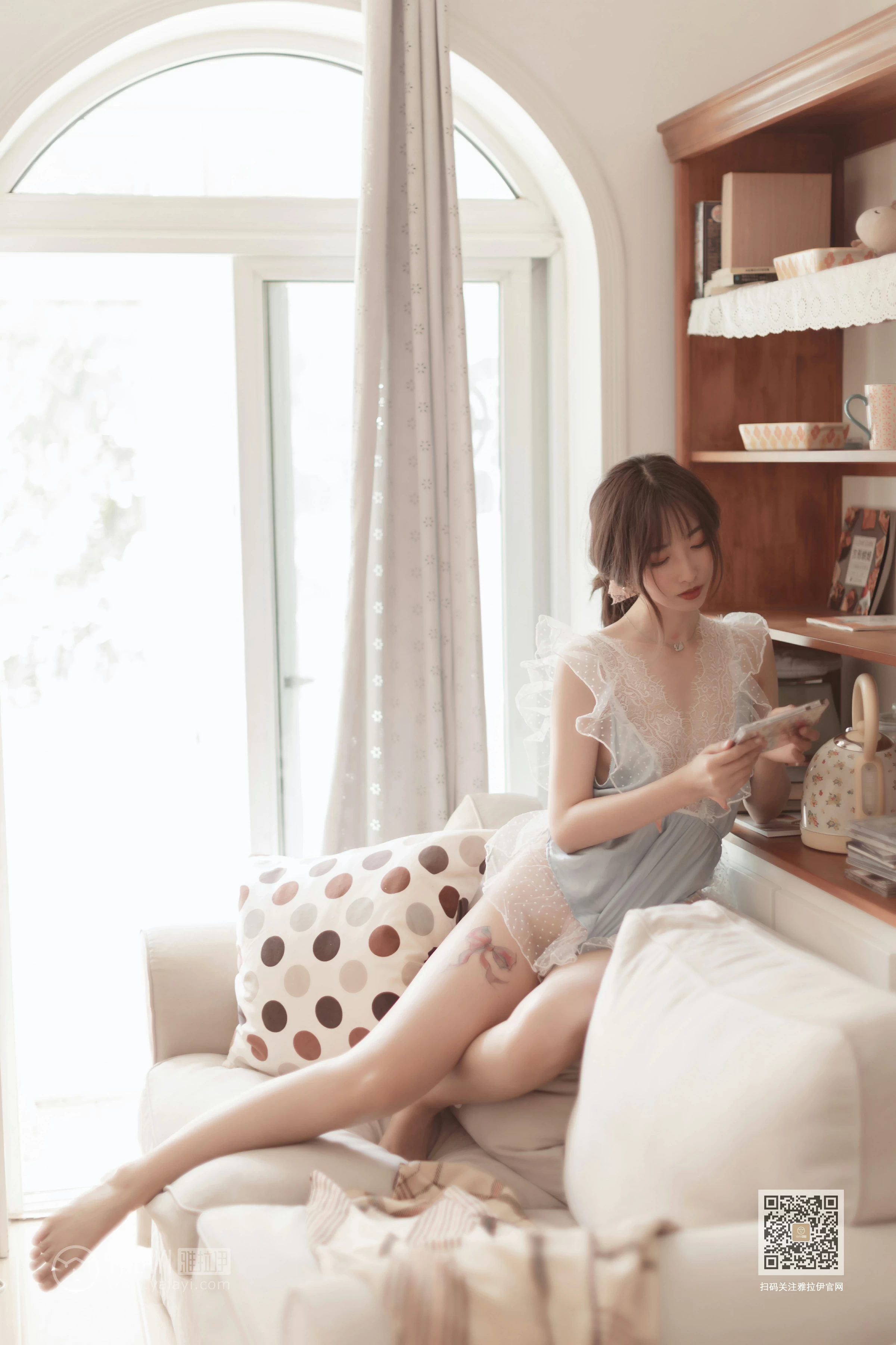 [YALAYI雅拉伊]Vol.443 佳人有约 佳佳 透视情趣内衣性感私房写真集第11张