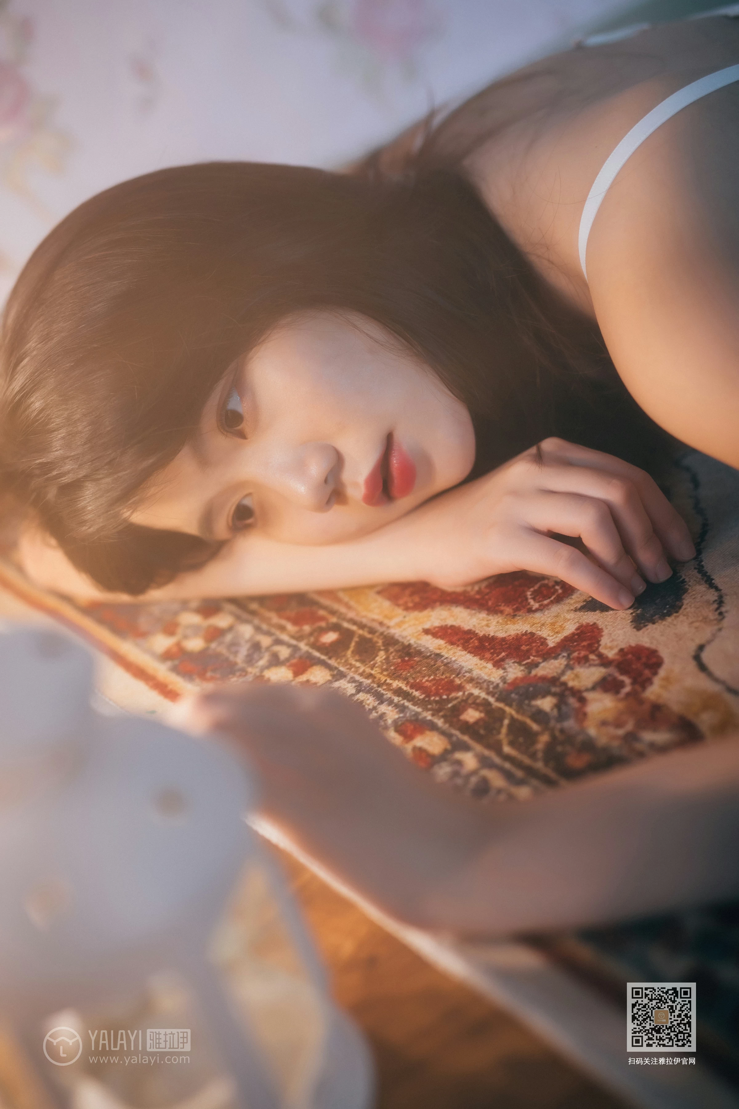 [YALAYI雅拉伊]Vol.451 唯一的你 倪倪 白色透视情趣内衣性感私房写真集第7张