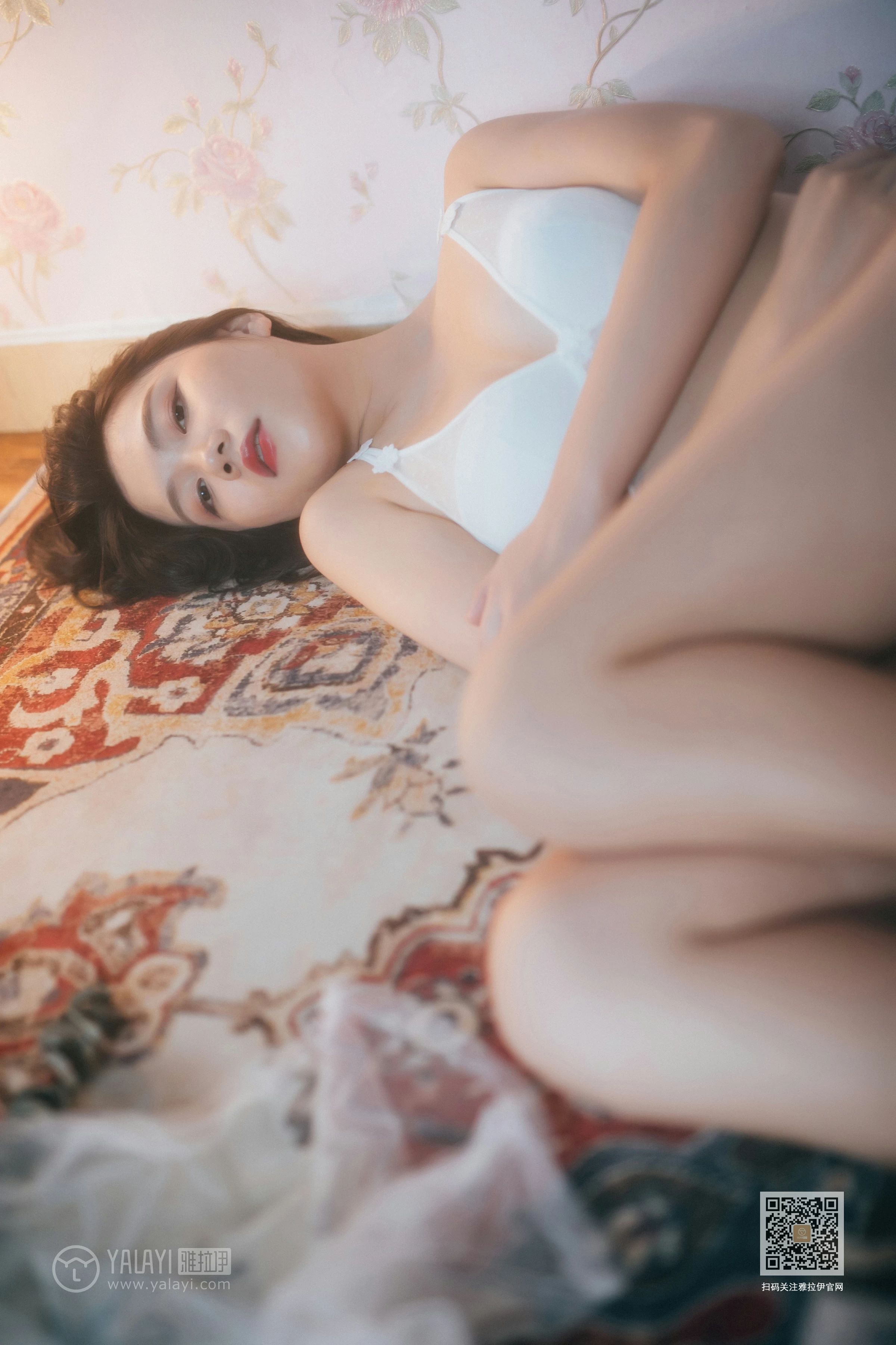 [YALAYI雅拉伊]Vol.451 唯一的你 倪倪 白色透视情趣内衣性感私房写真集第8张